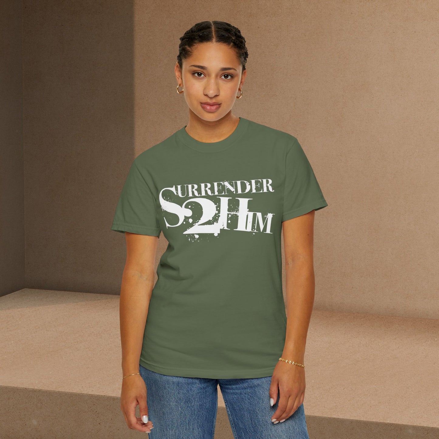 S2H Unisex C Tee with White Logo