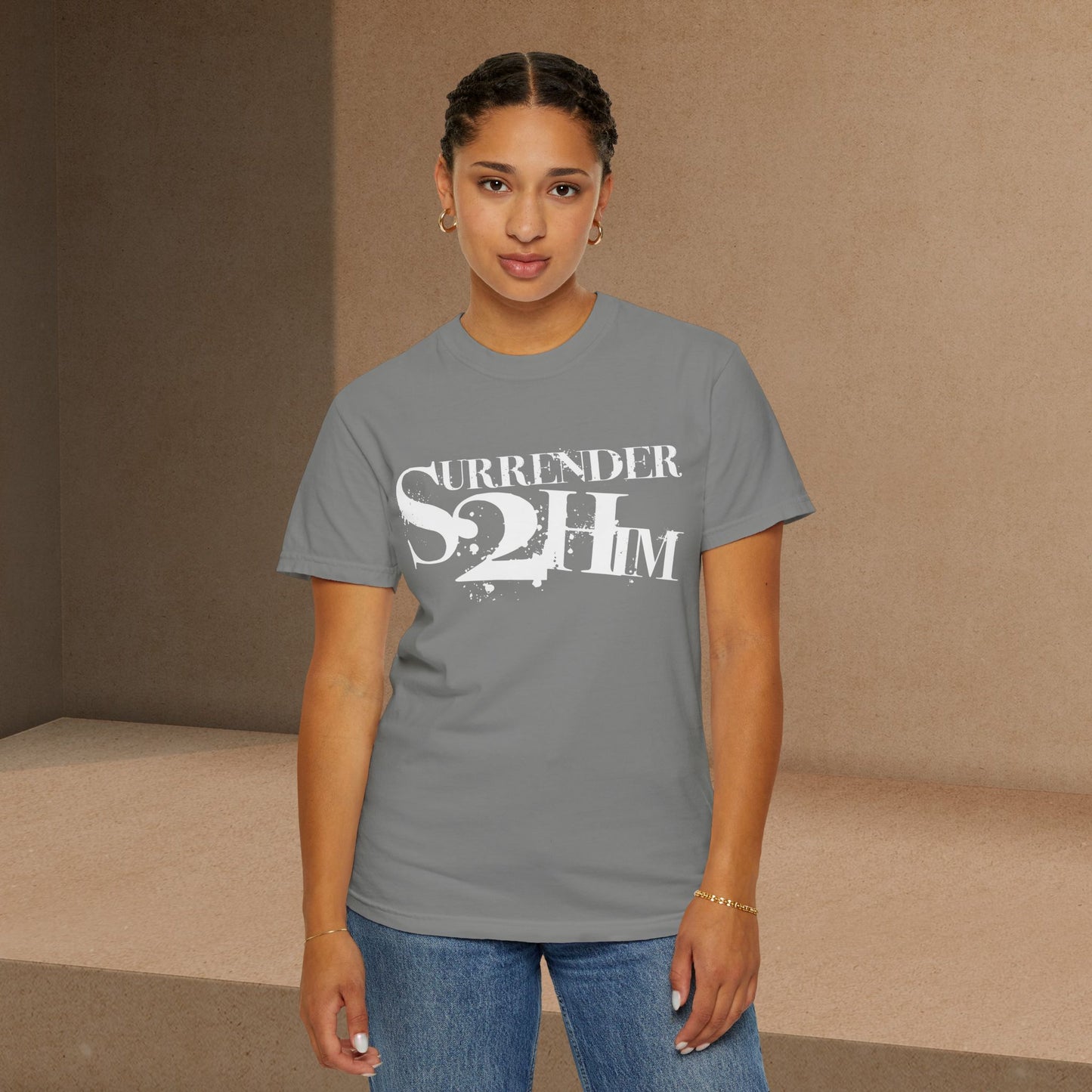 S2H Unisex C Tee with White Logo