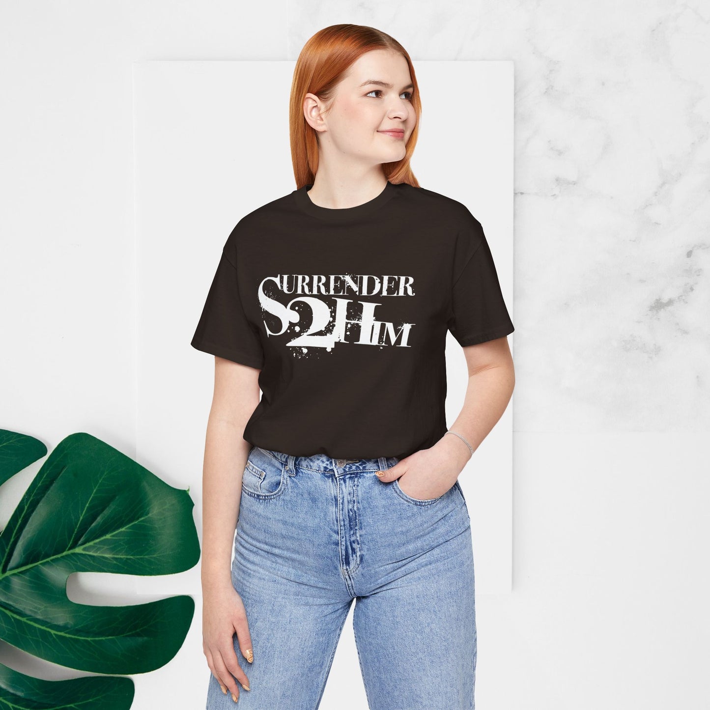 S2H Unisex B Tee with White Logo