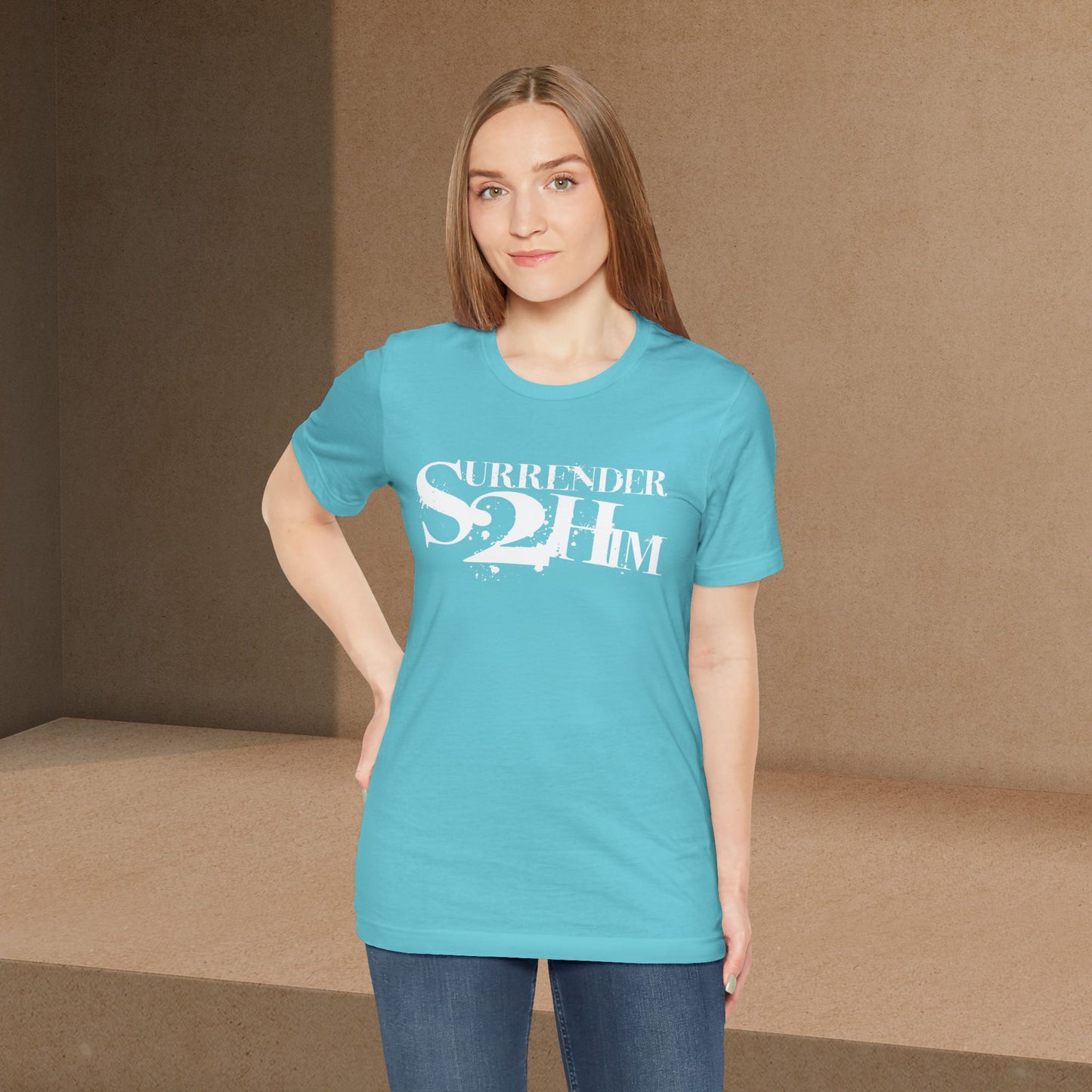 S2H Unisex B Tee with White Logo