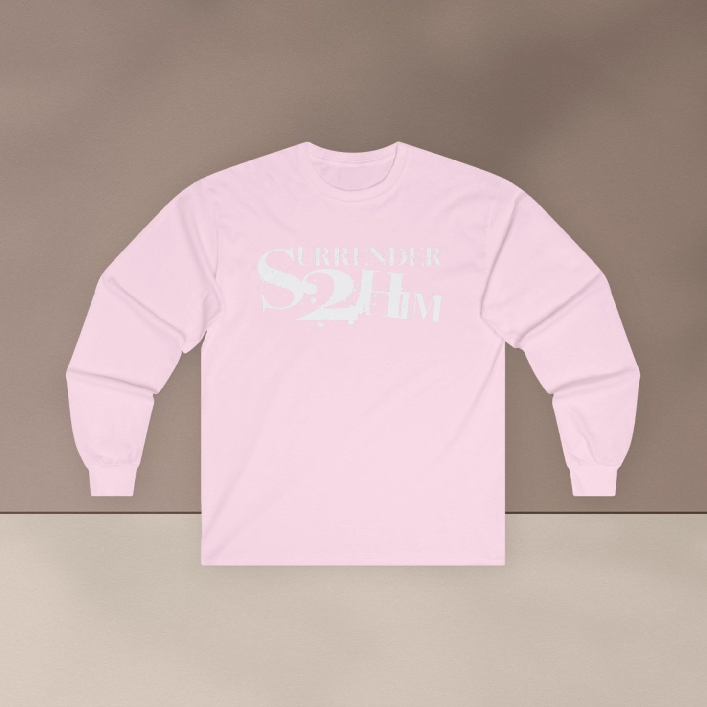 S2H Unisex Long Sleeve Tee with White Logo