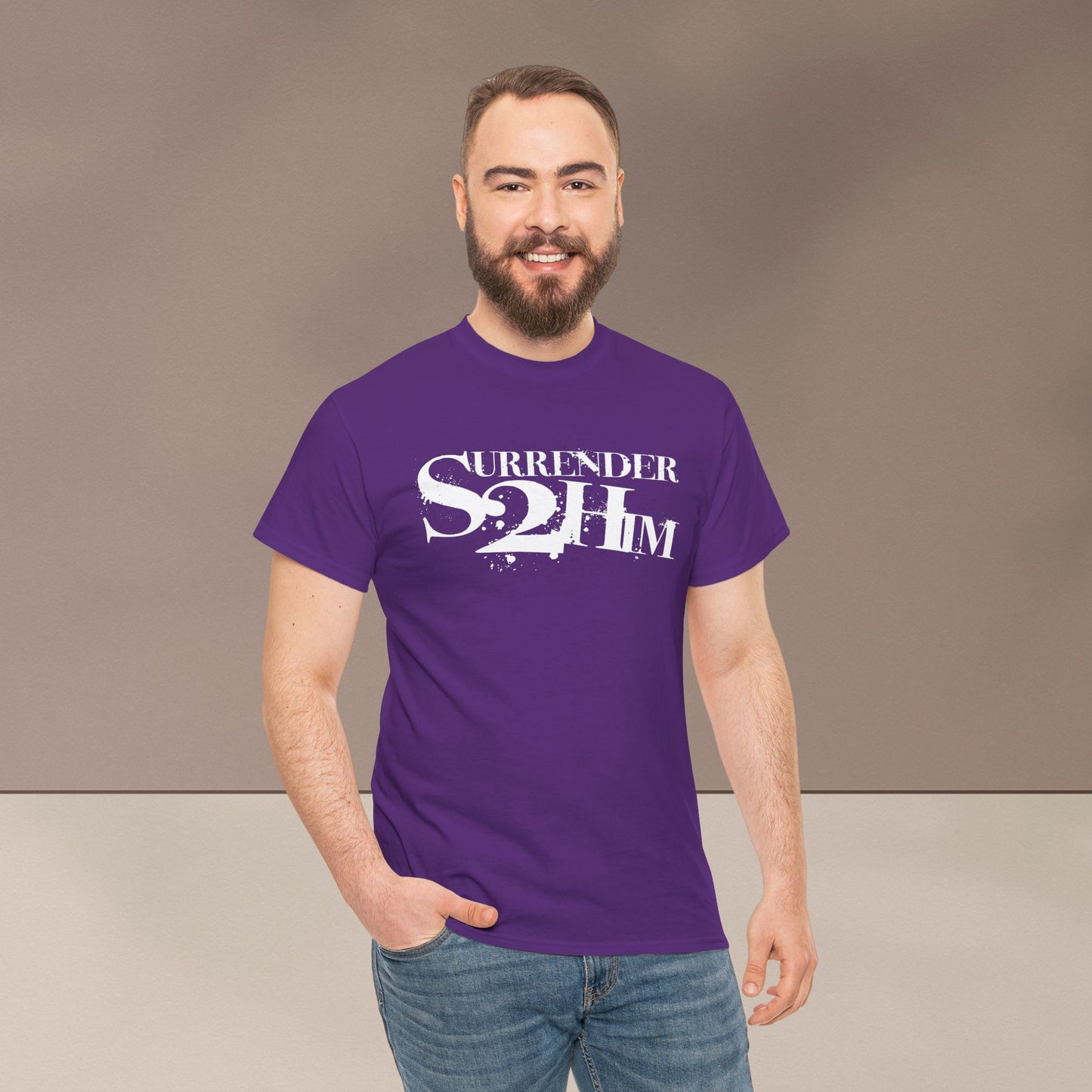 S2H Unisex G Tee with White Logo