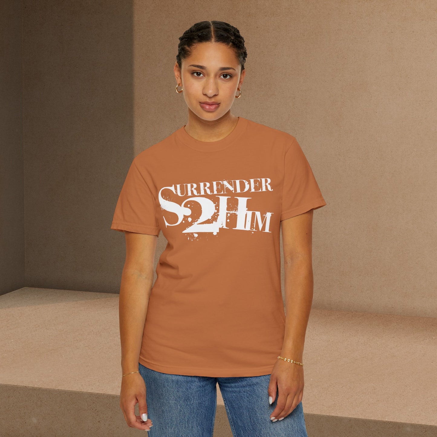 S2H Unisex C Tee with White Logo