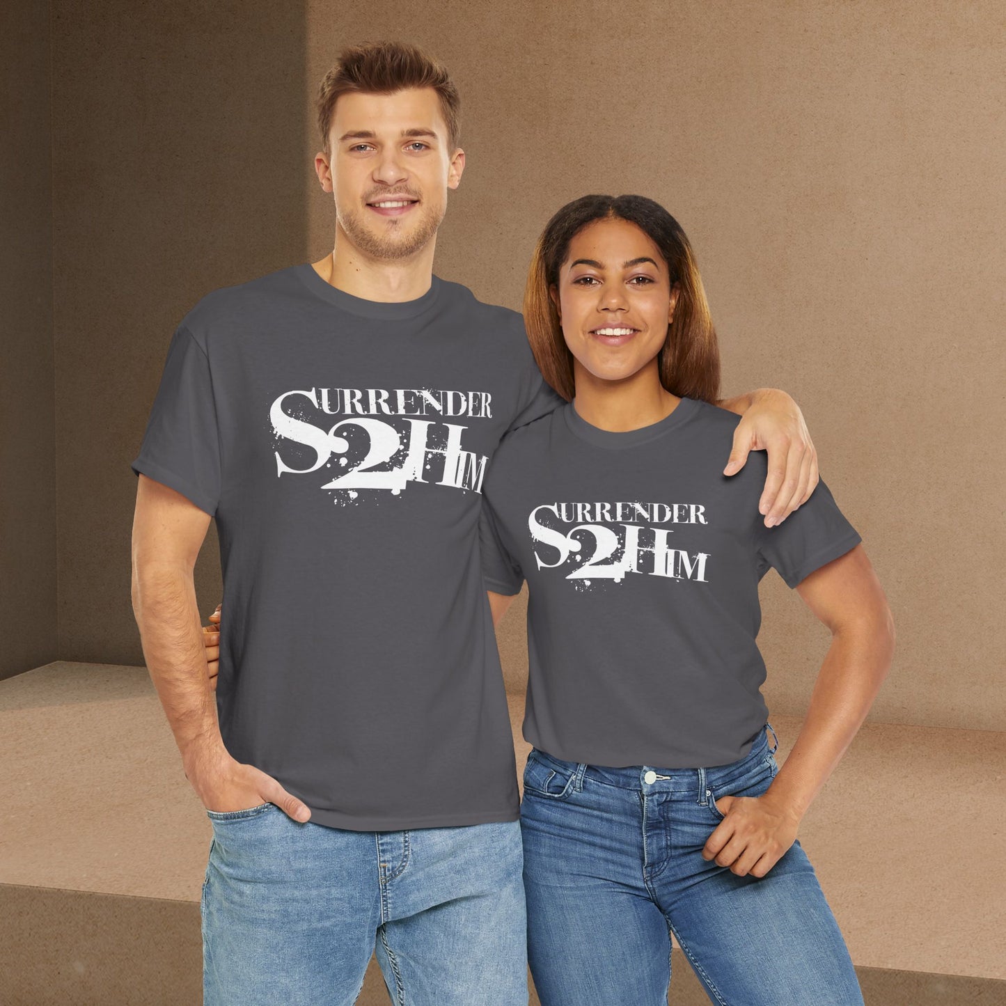 S2H Unisex G Tee with White Logo
