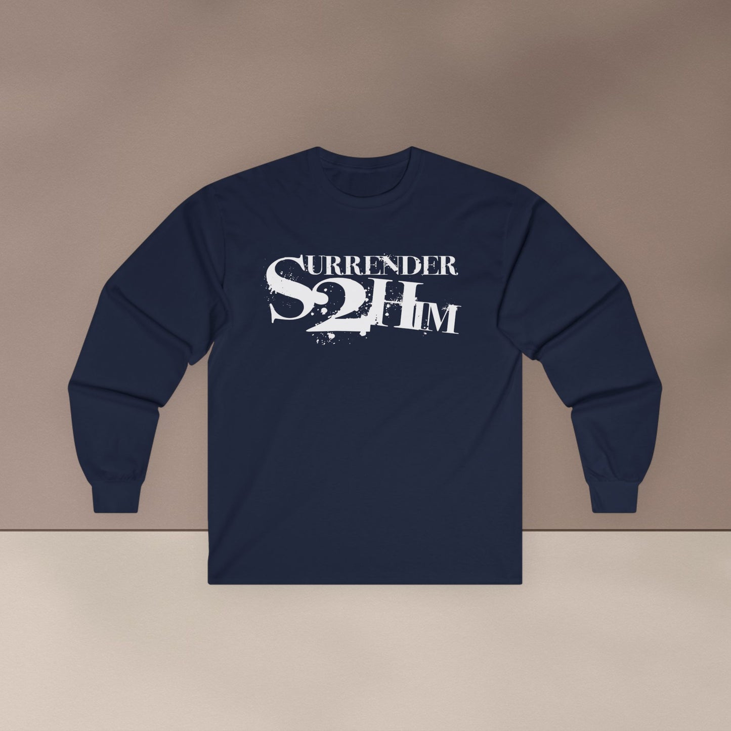 S2H Unisex Long Sleeve Tee with White Logo