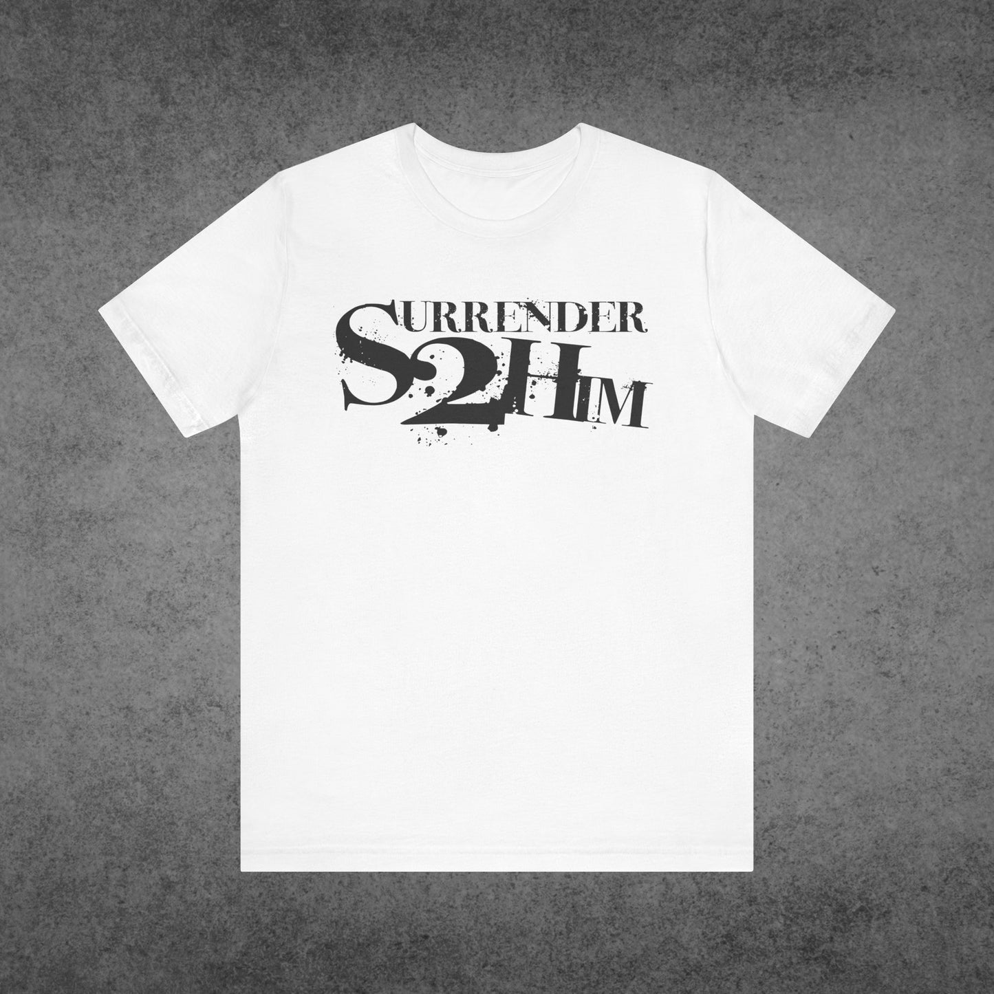 S2H Unisex B Tee with Black Logo