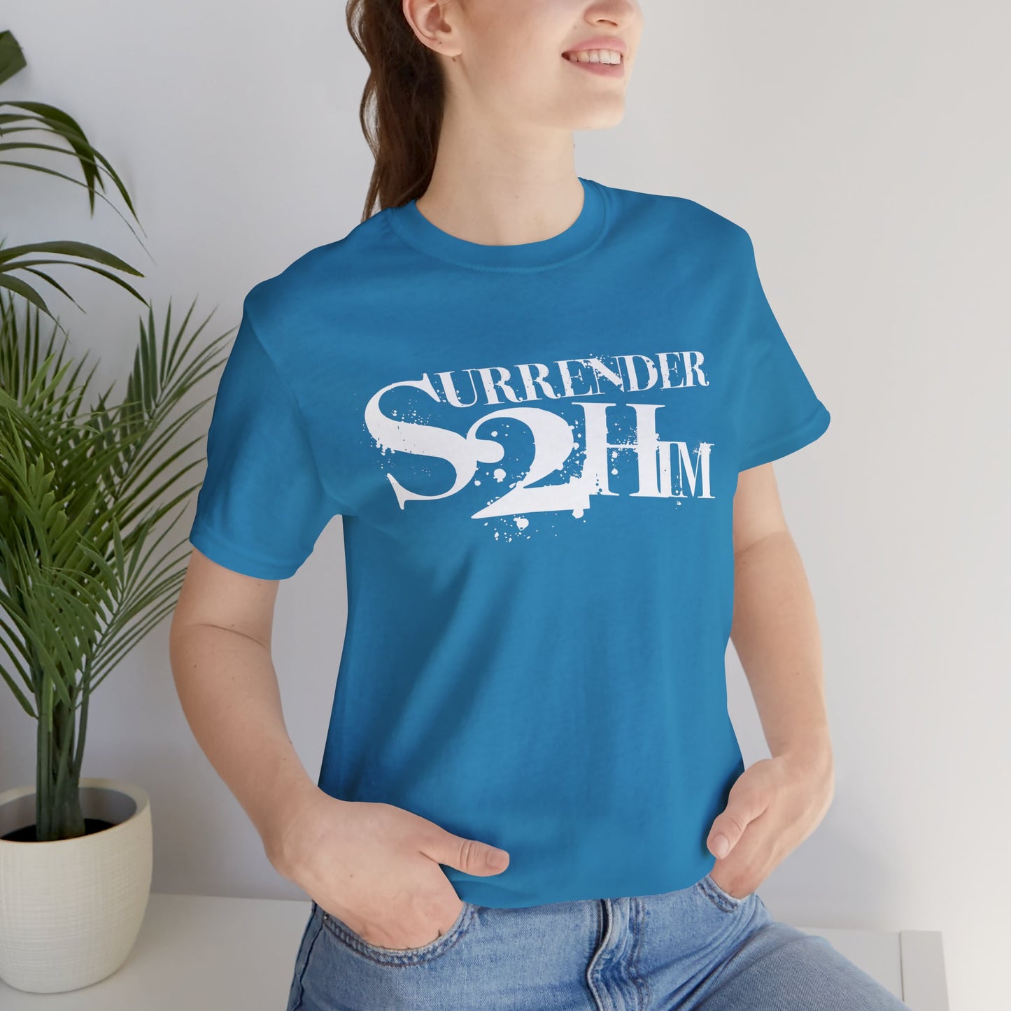 S2H Unisex B Tee with White Logo