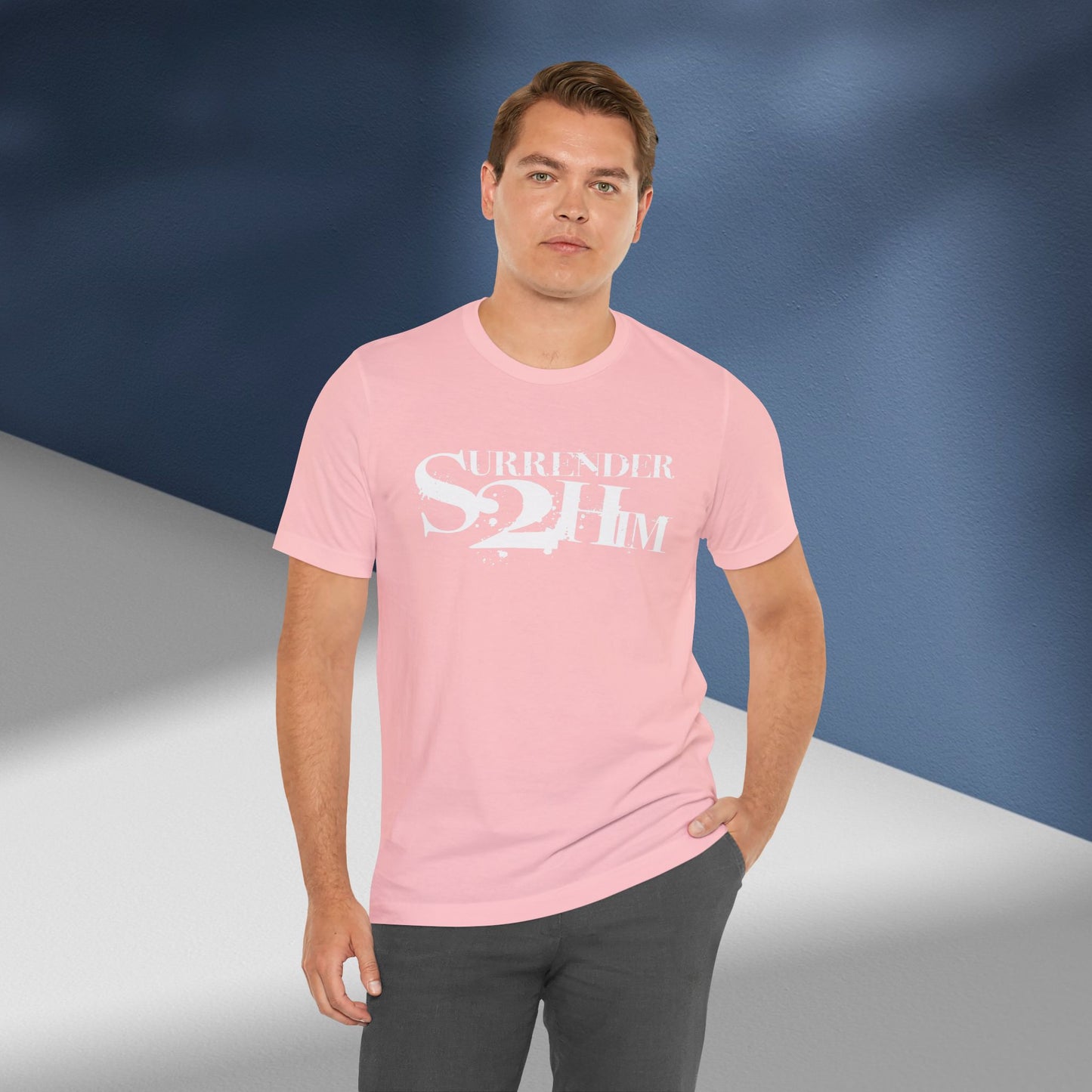 S2H Unisex B Tee with White Logo