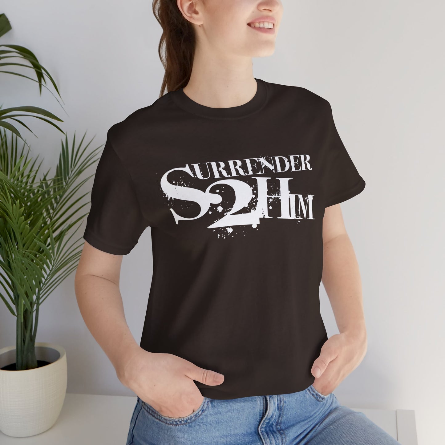 S2H Unisex B Tee with White Logo