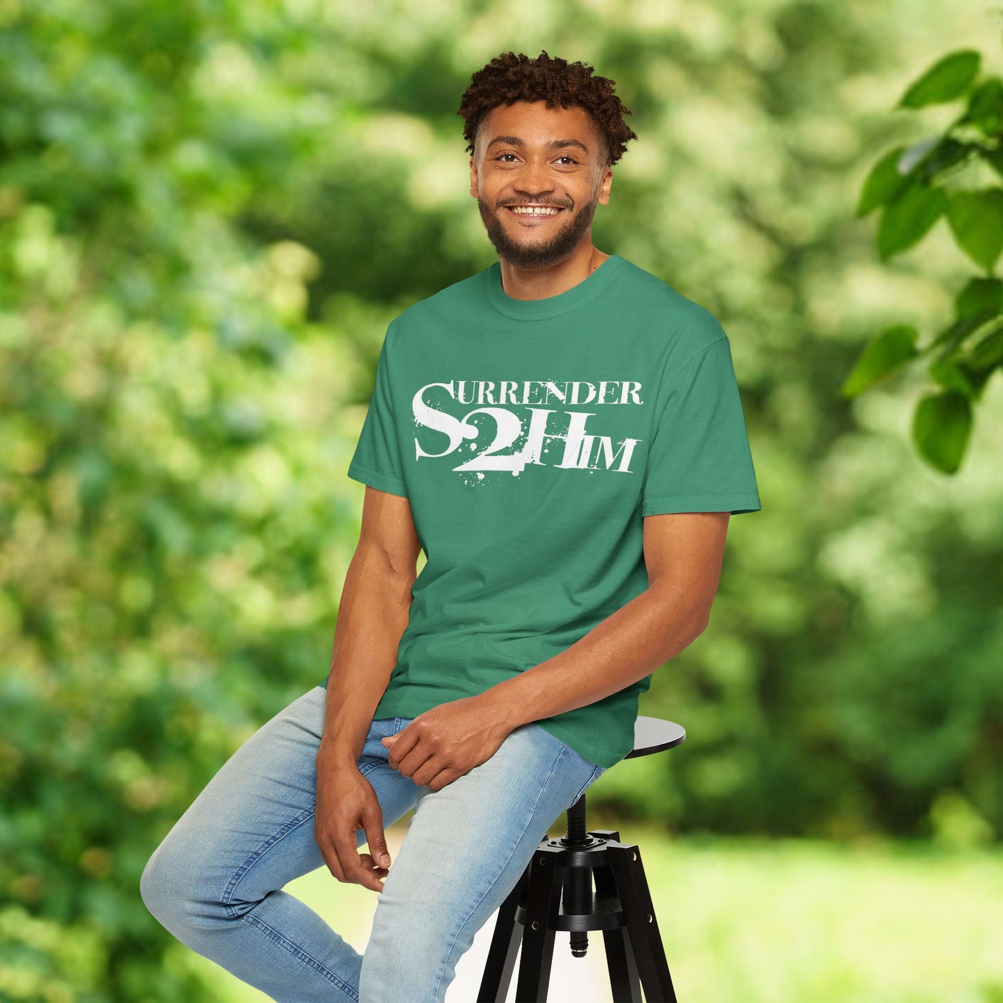 S2H Unisex C Tee with White Logo