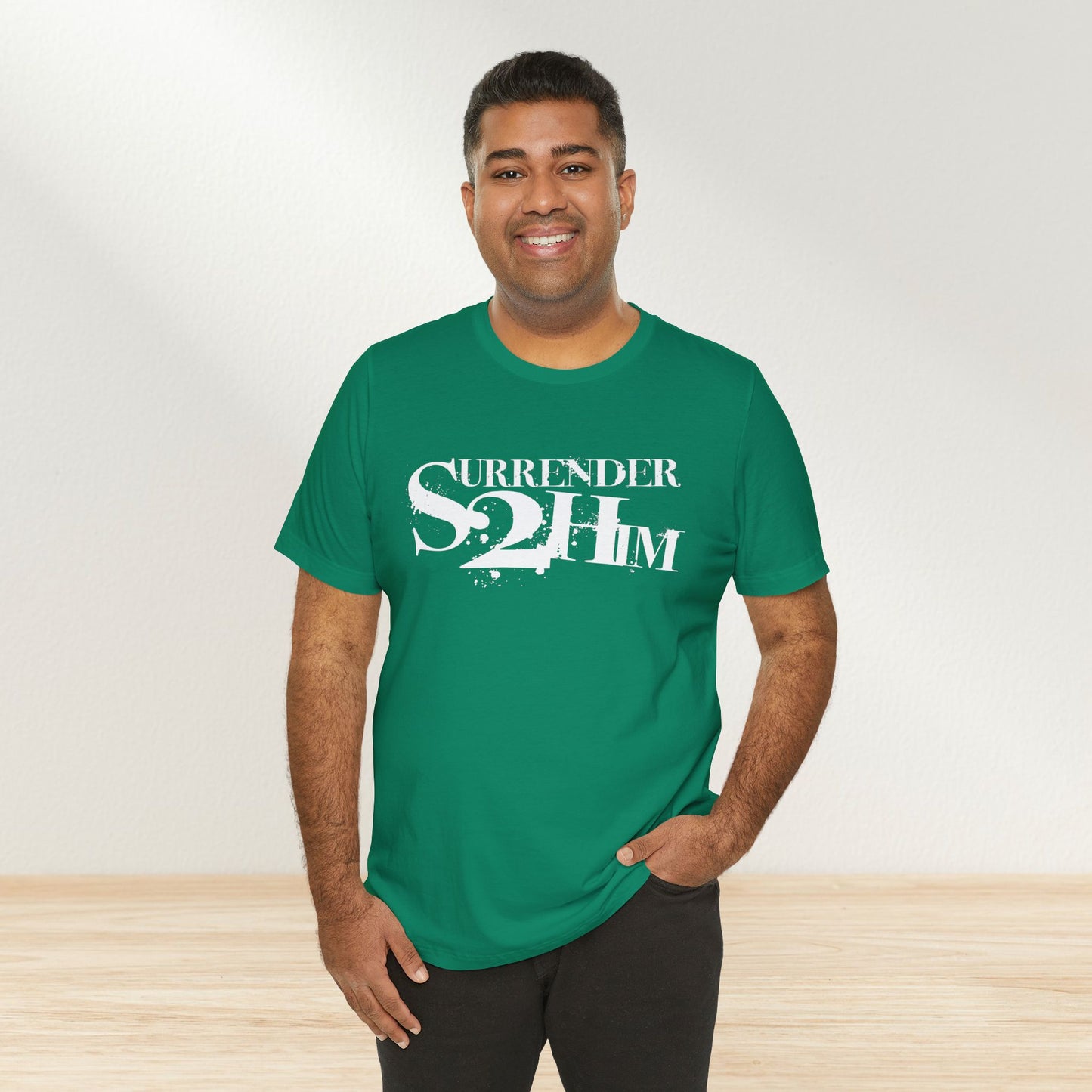 S2H Unisex B Tee with White Logo