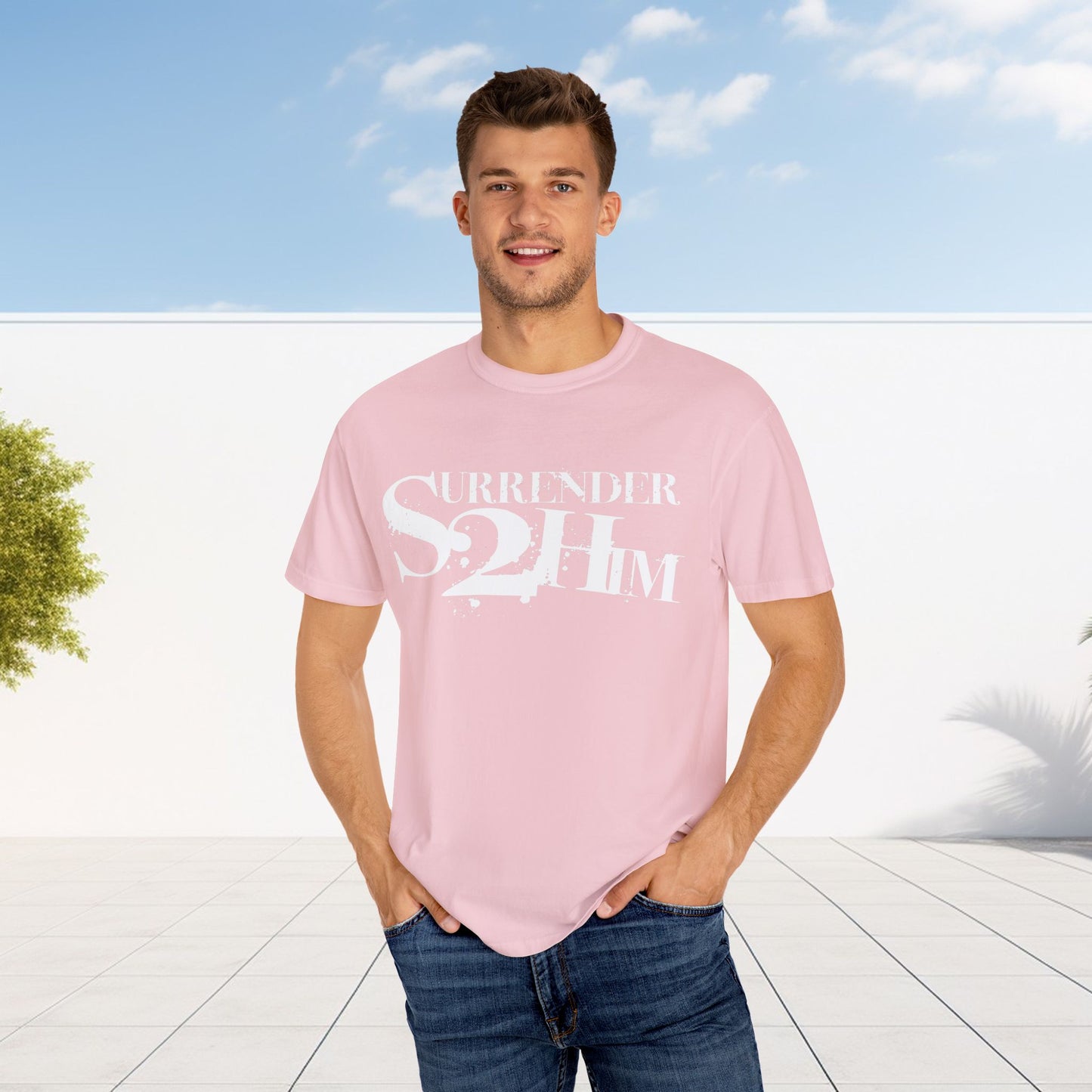 S2H Unisex C Tee with White Logo