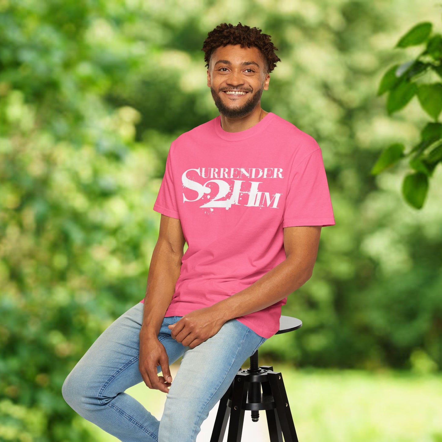 S2H Unisex C Tee with White Logo