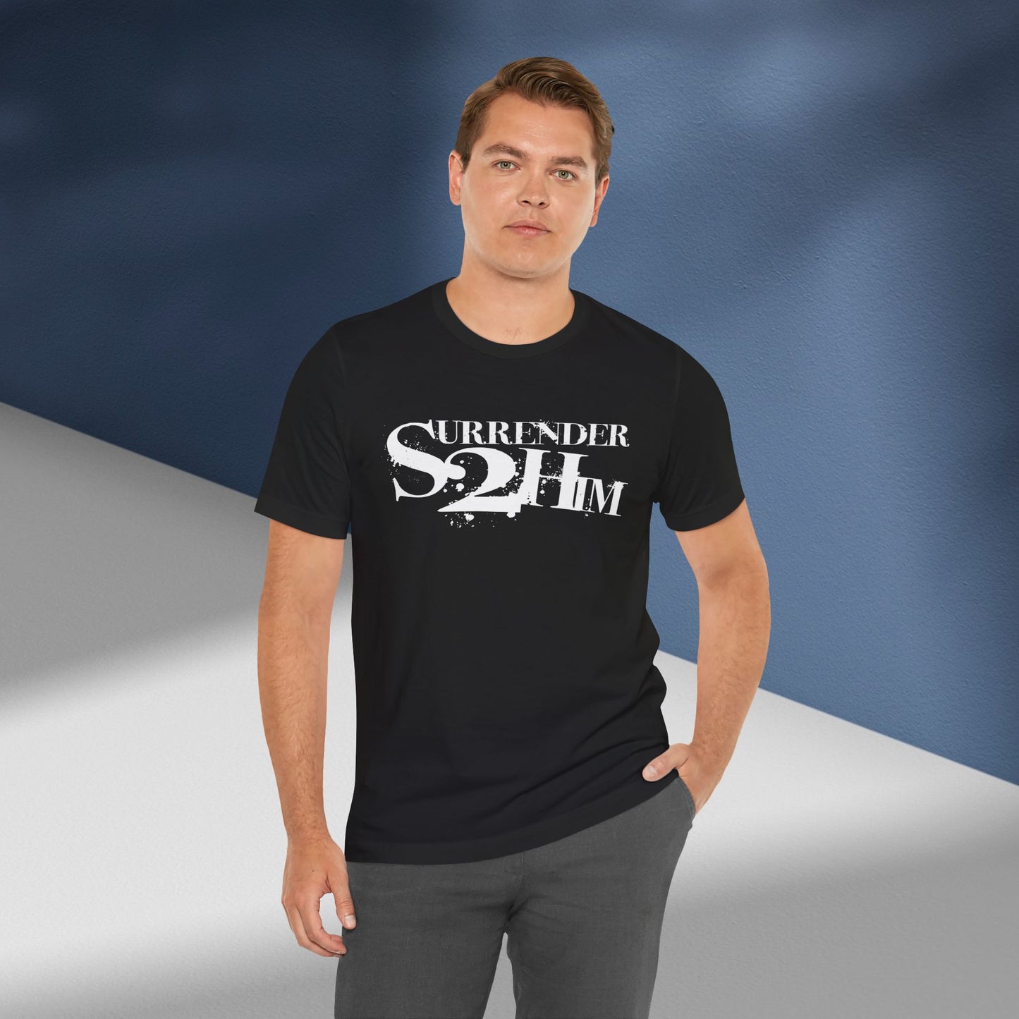S2H Unisex B Tee with White Logo