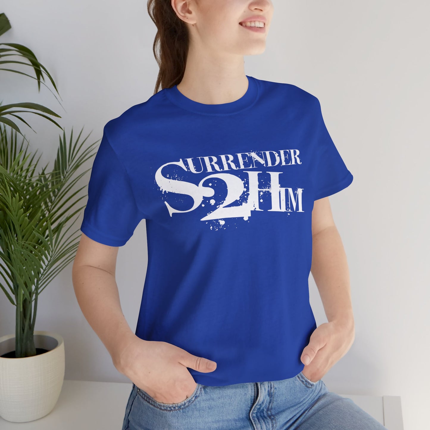 S2H Unisex B Tee with White Logo
