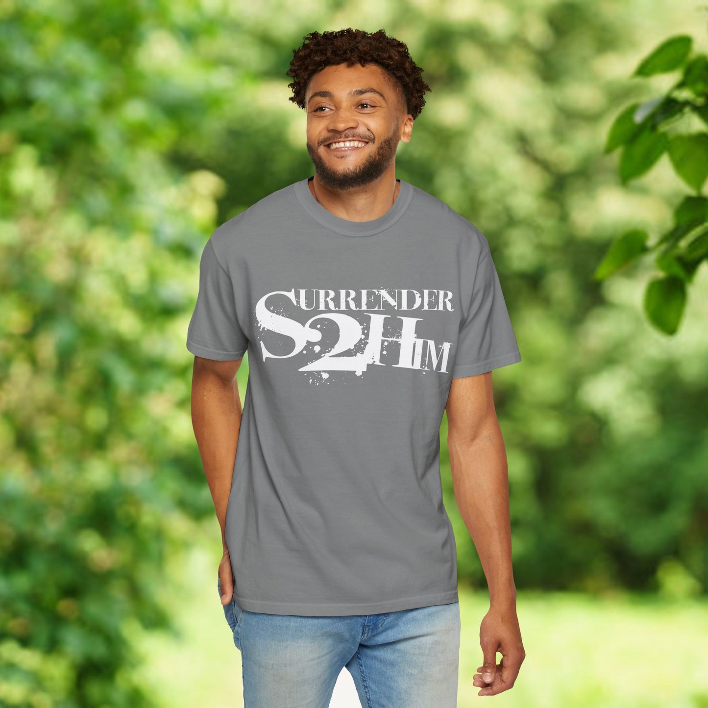 S2H Unisex C Tee with White Logo