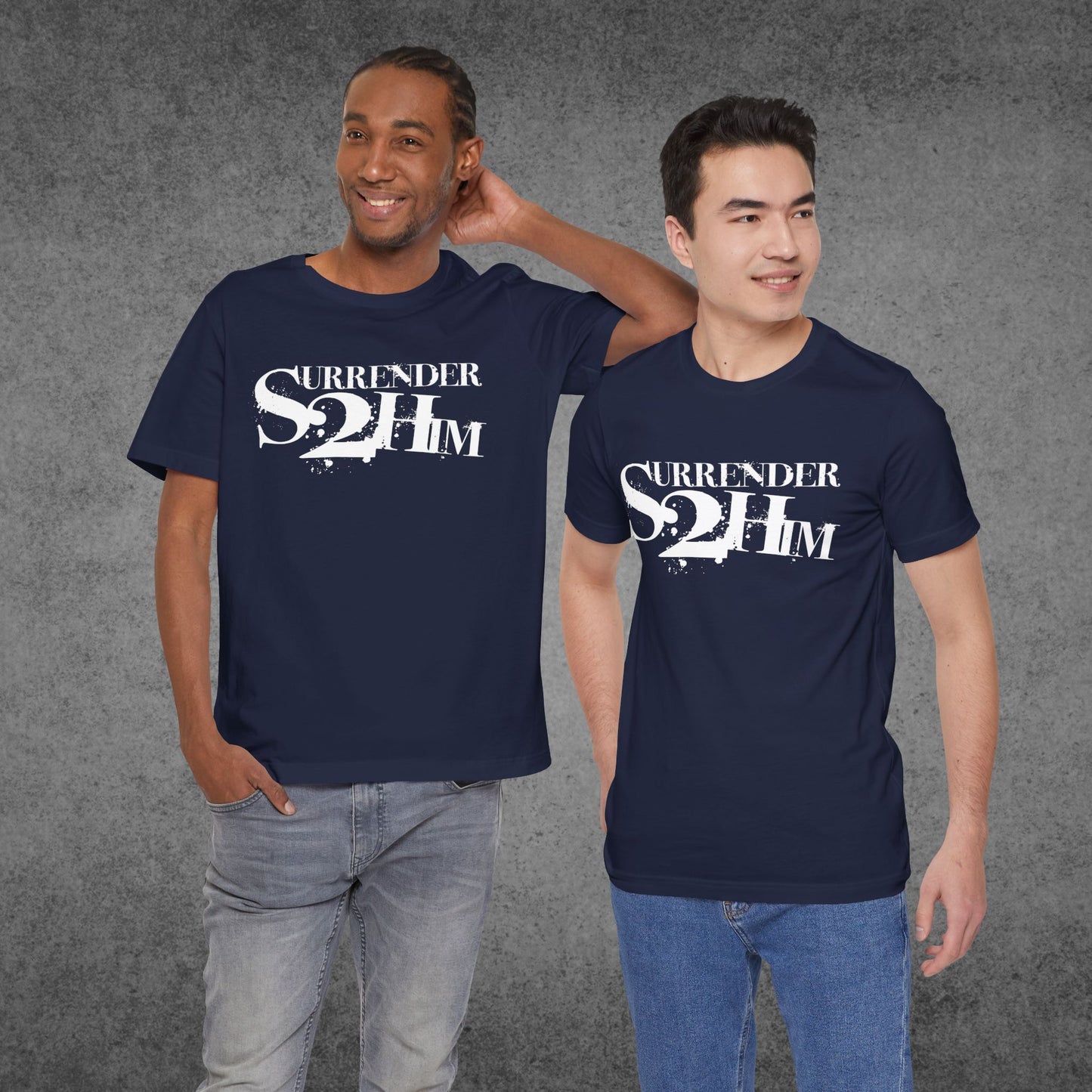 S2H Unisex B Tee with White Logo