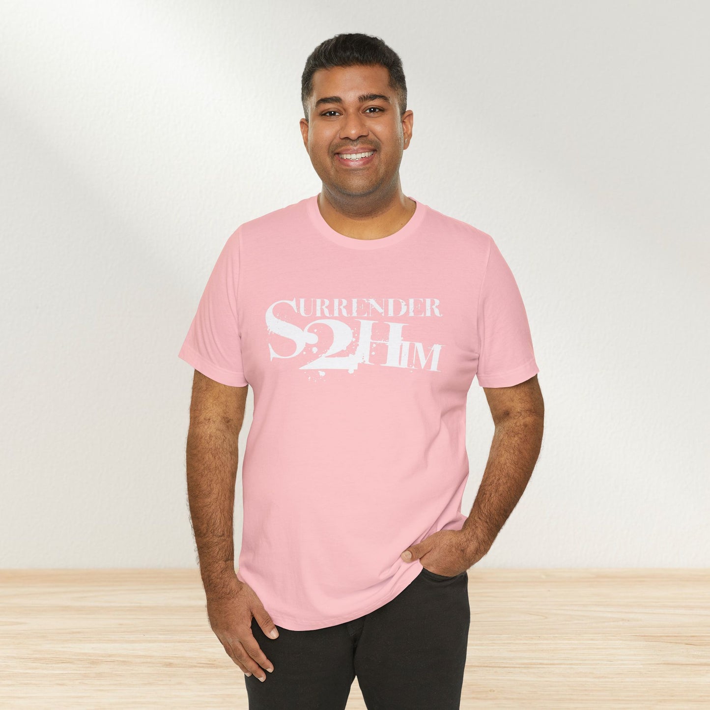 S2H Unisex B Tee with White Logo