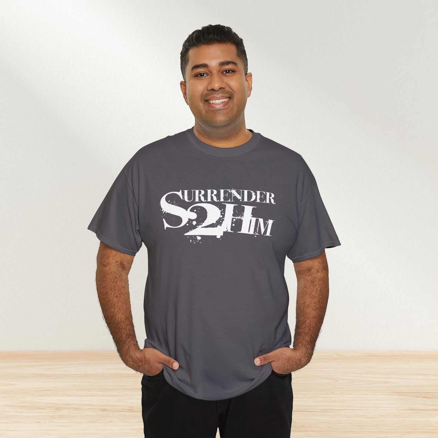 S2H Unisex G Tee with White Logo