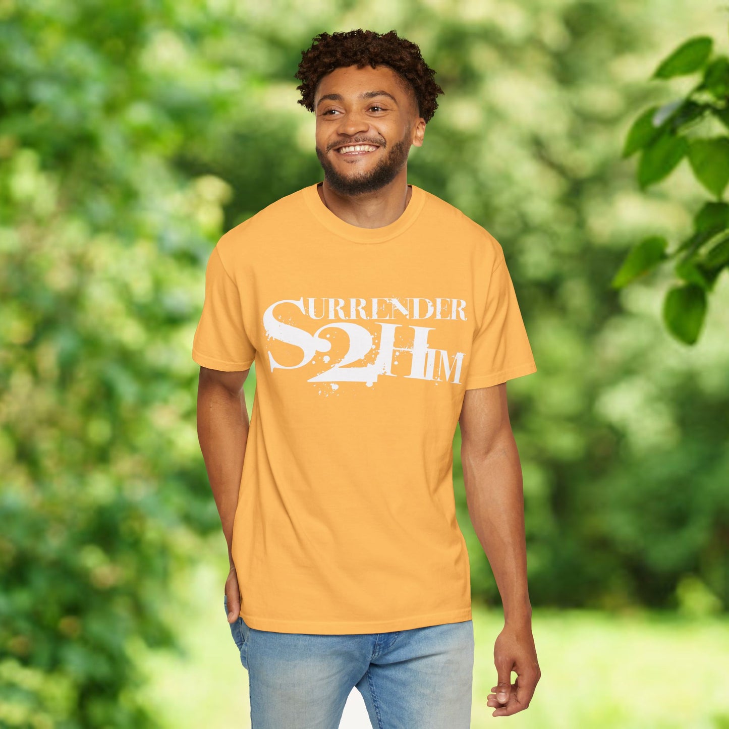 S2H Unisex C Tee with White Logo