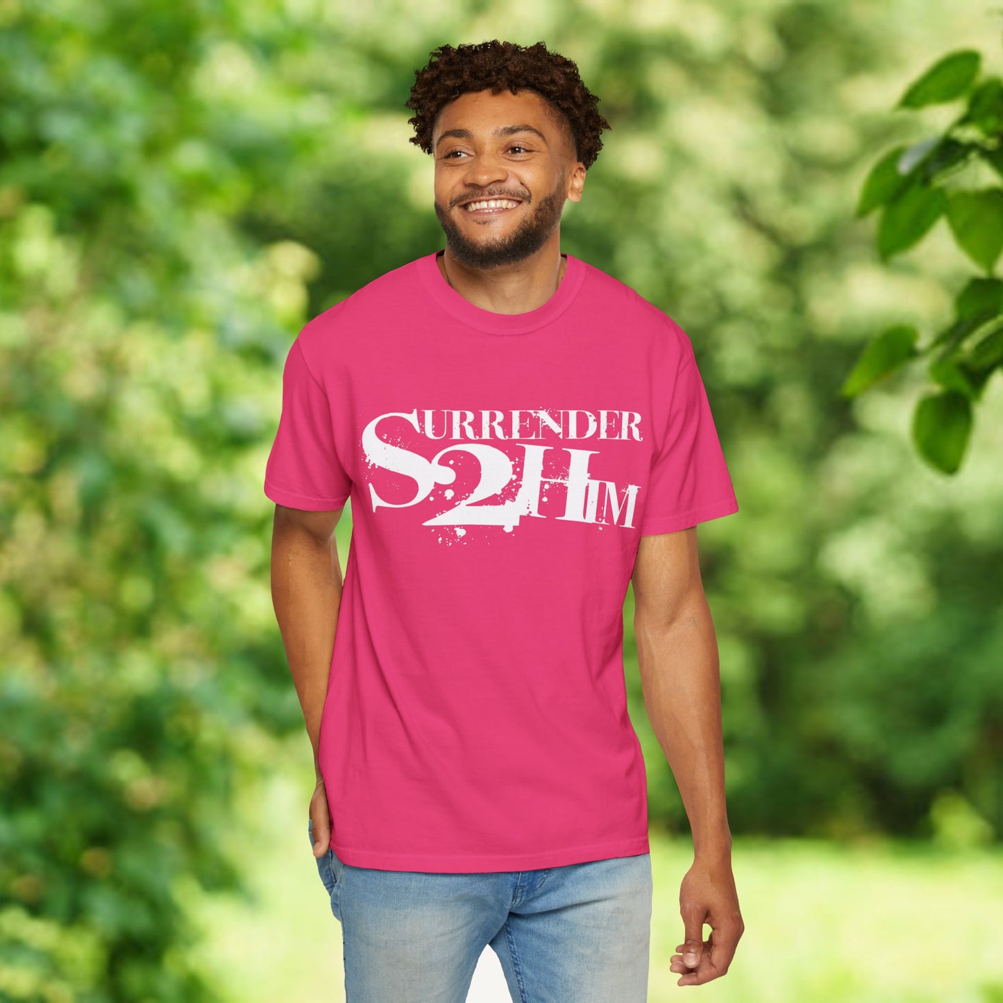 S2H Unisex C Tee with White Logo