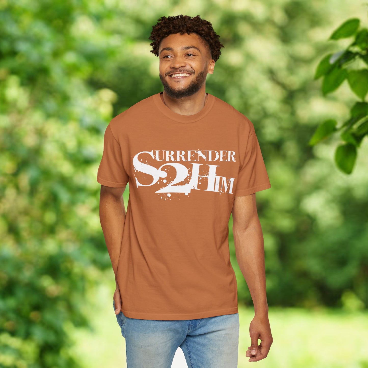 S2H Unisex C Tee with White Logo