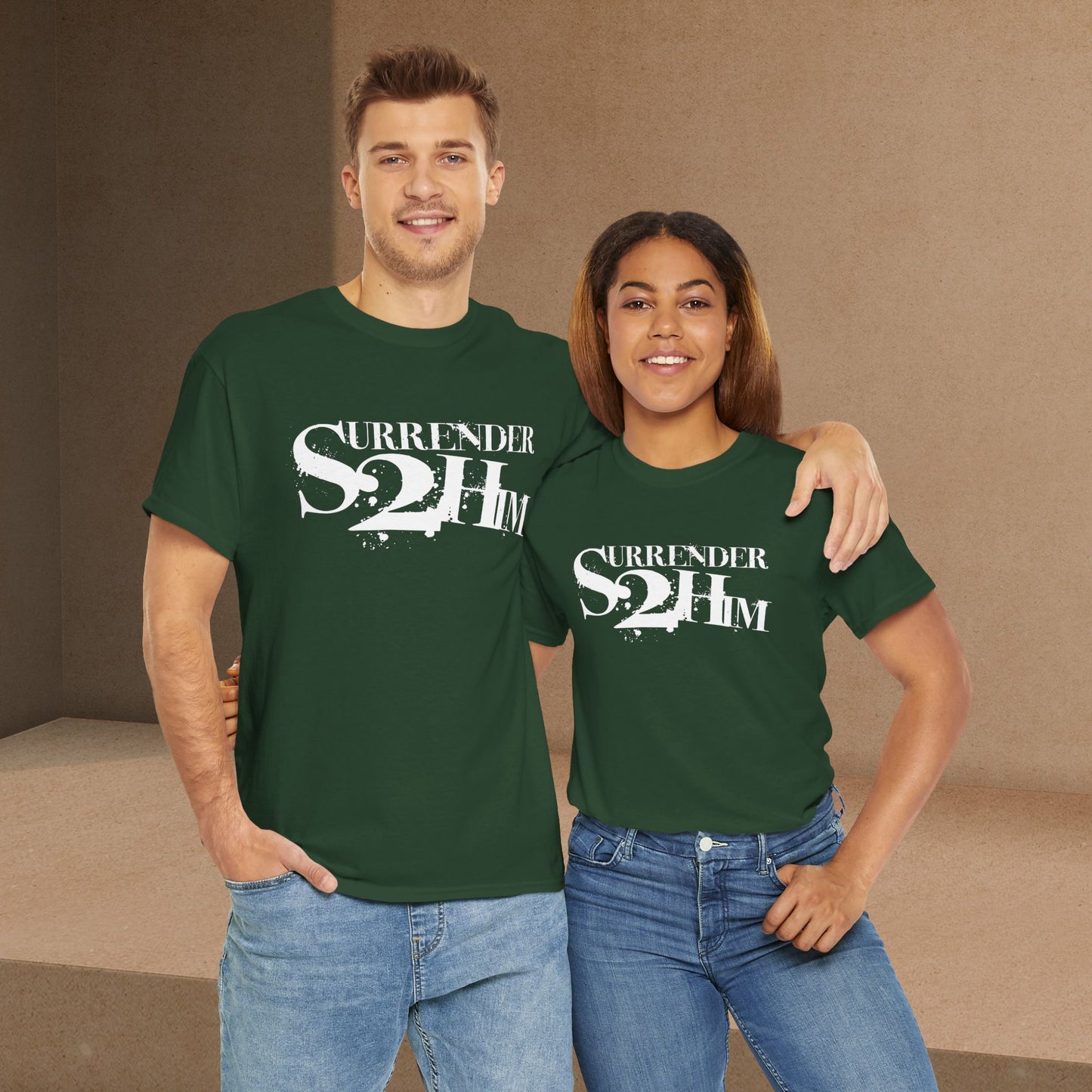 S2H Unisex G Tee with White Logo