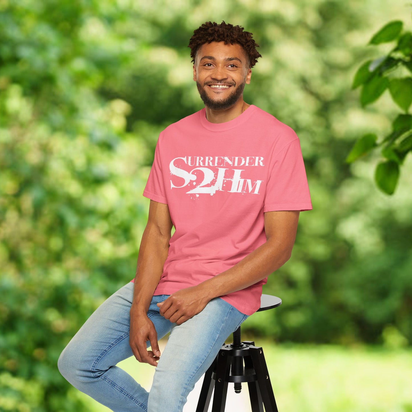 S2H Unisex C Tee with White Logo