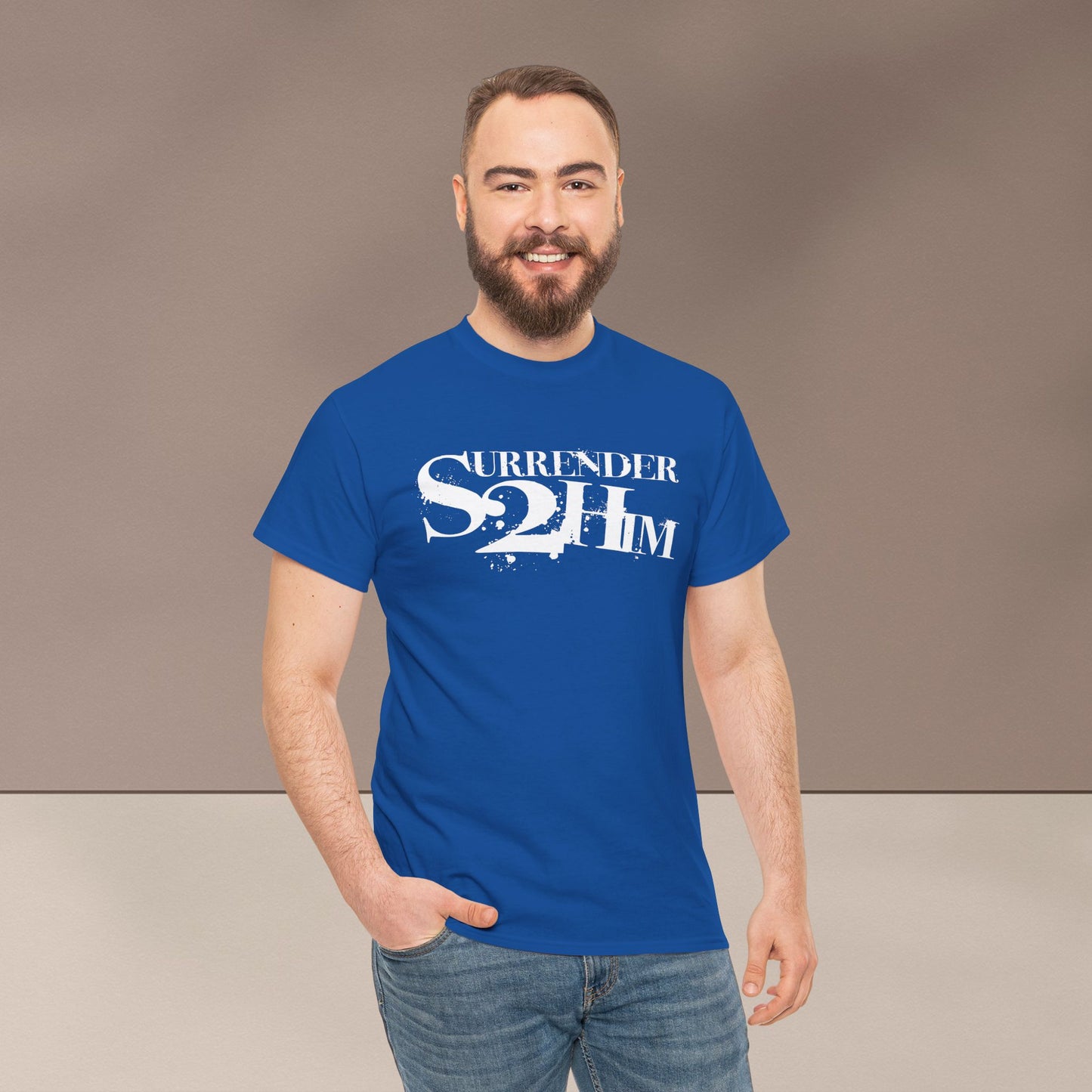 S2H Unisex G Tee with White Logo