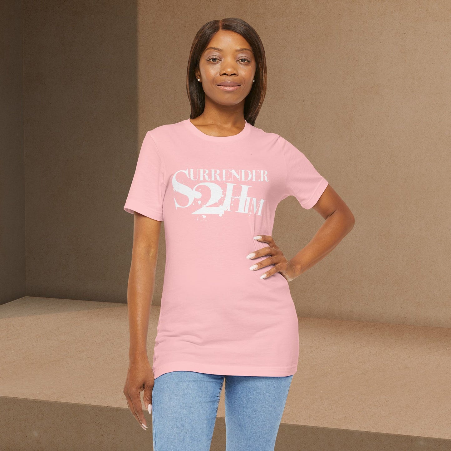 S2H Unisex B Tee with White Logo