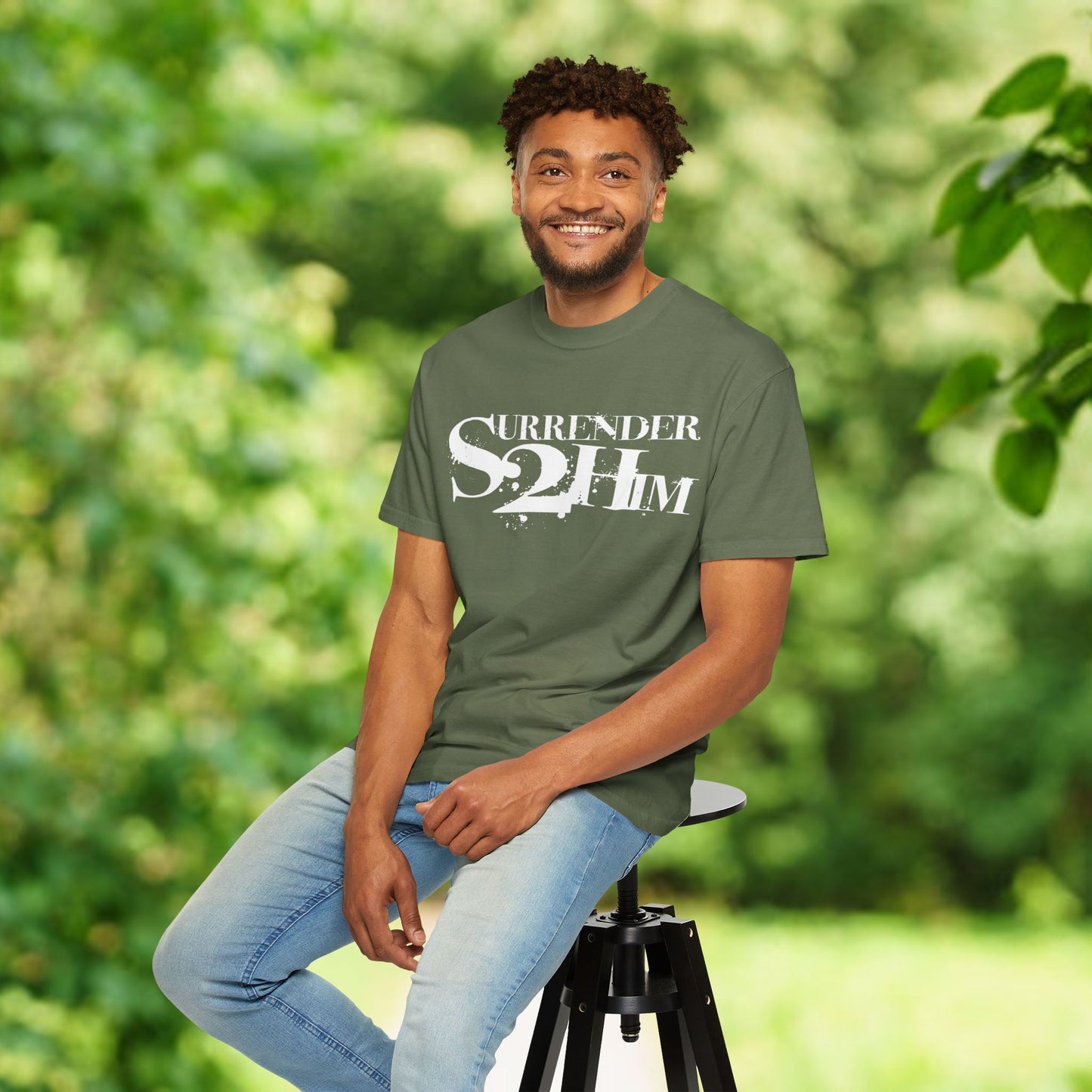 S2H Unisex C Tee with White Logo