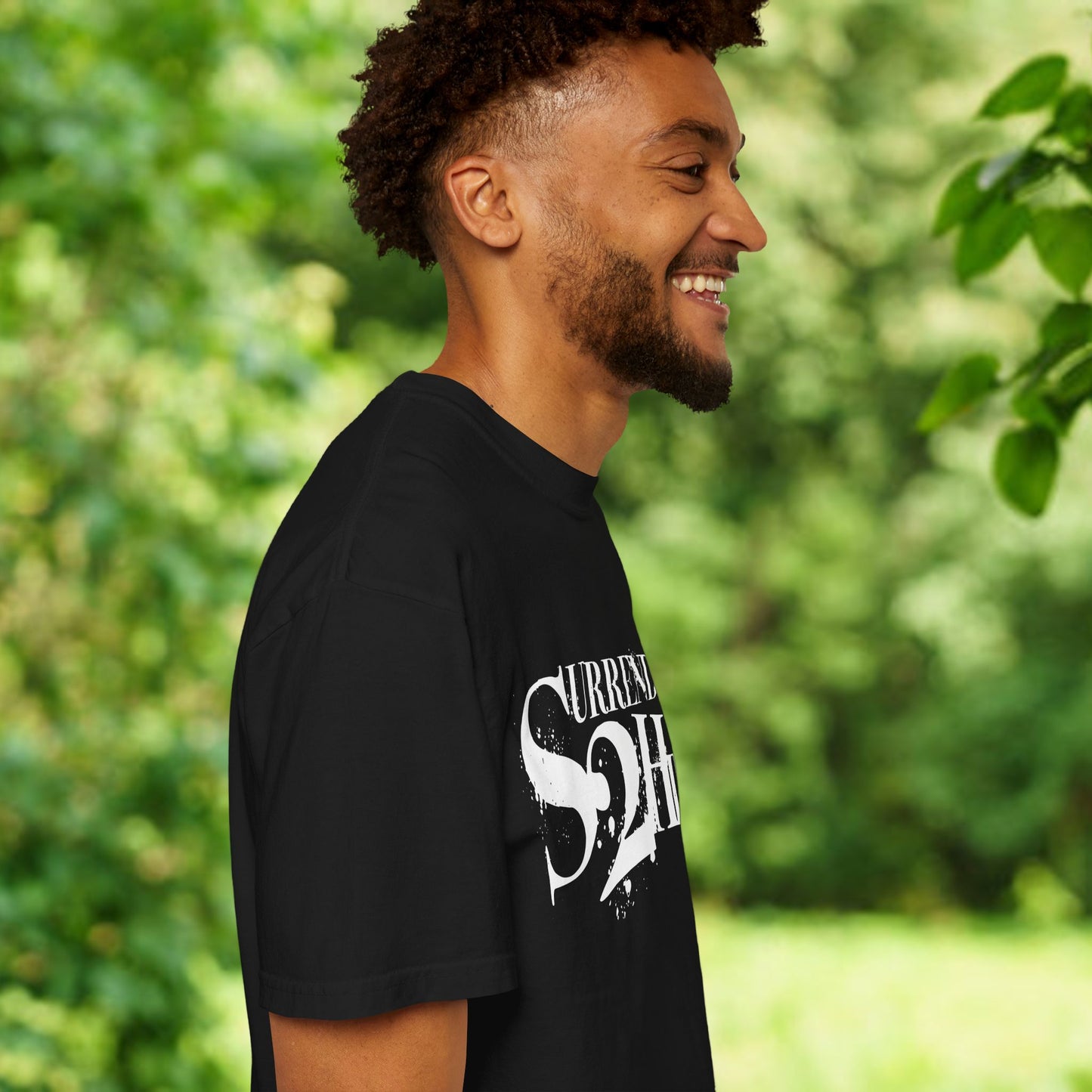S2H Unisex C Tee with White Logo