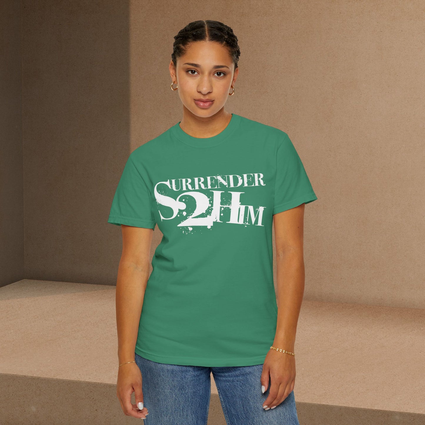 S2H Unisex C Tee with White Logo
