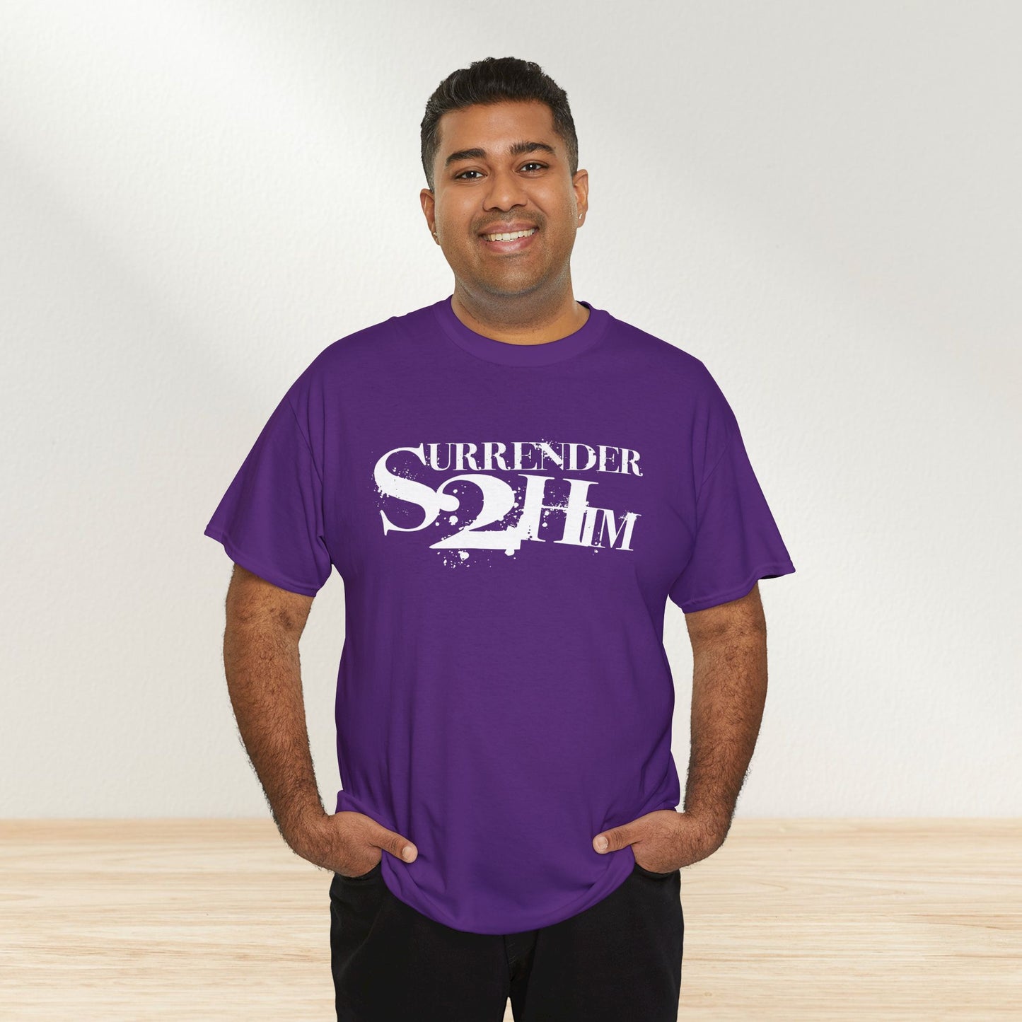 S2H Unisex G Tee with White Logo