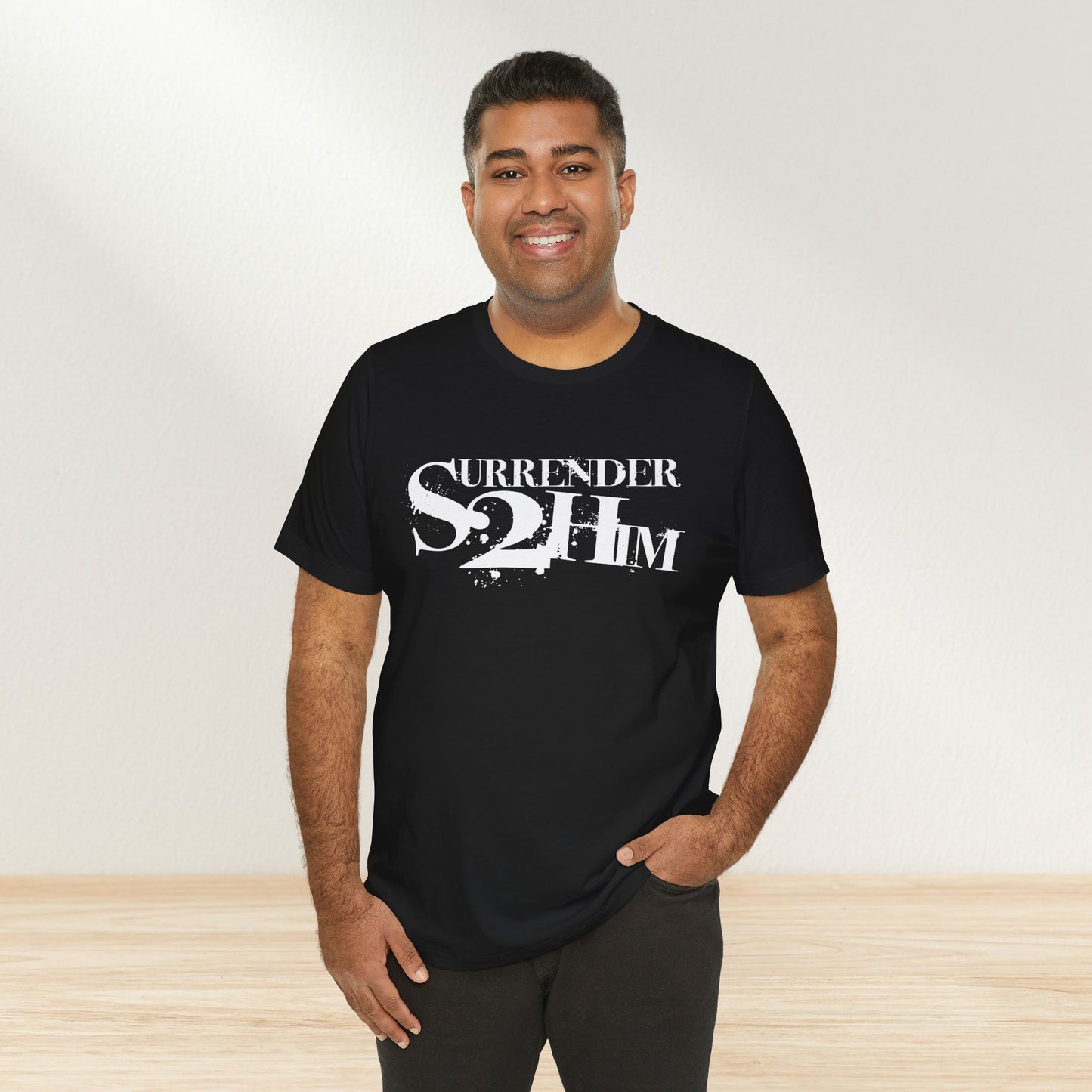 S2H Unisex B Tee with White Logo