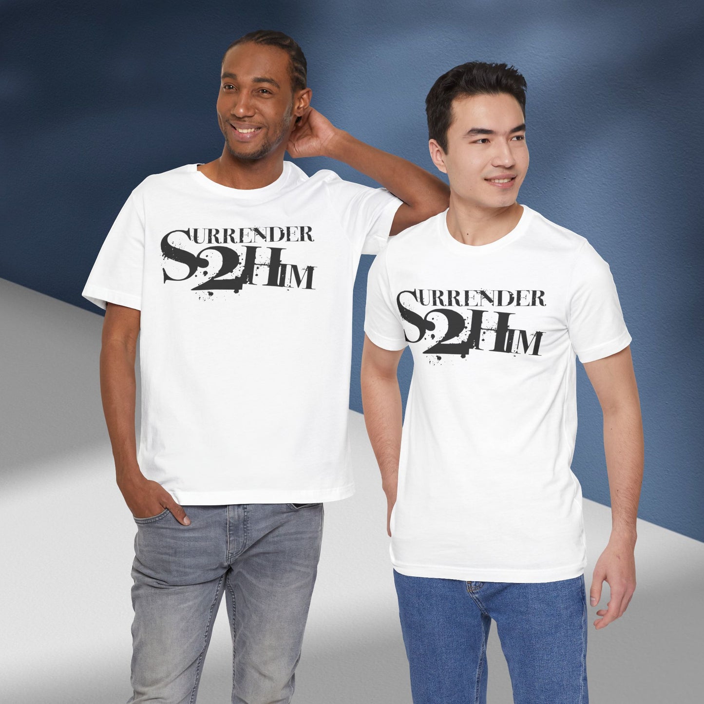 S2H Unisex B Tee with Black Logo