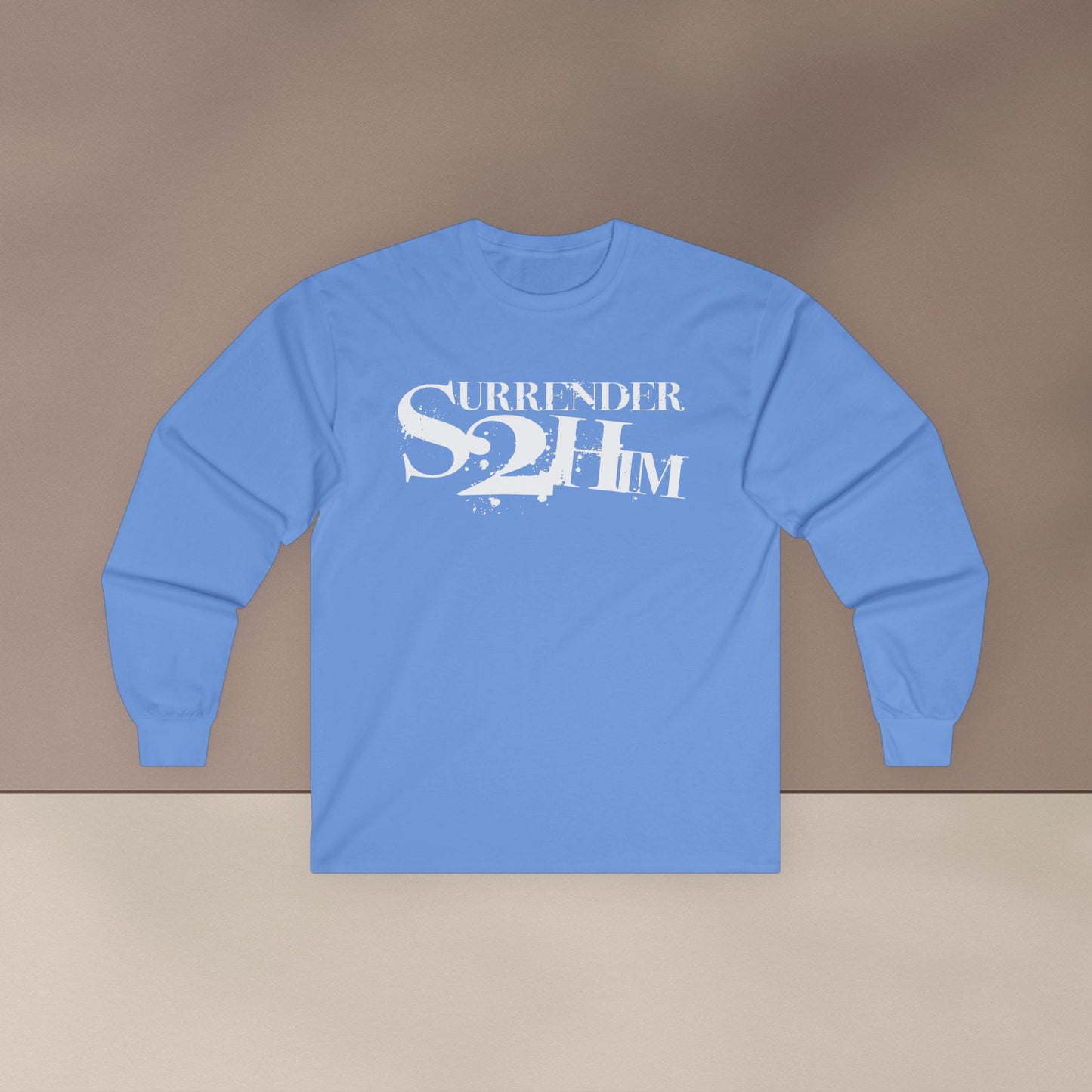 S2H Unisex Long Sleeve Tee with White Logo