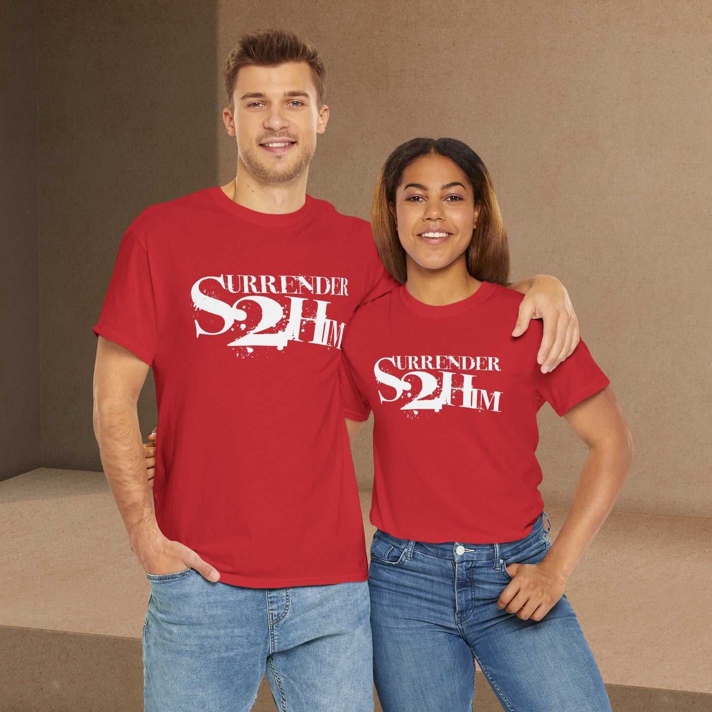 S2H Unisex G Tee with White Logo