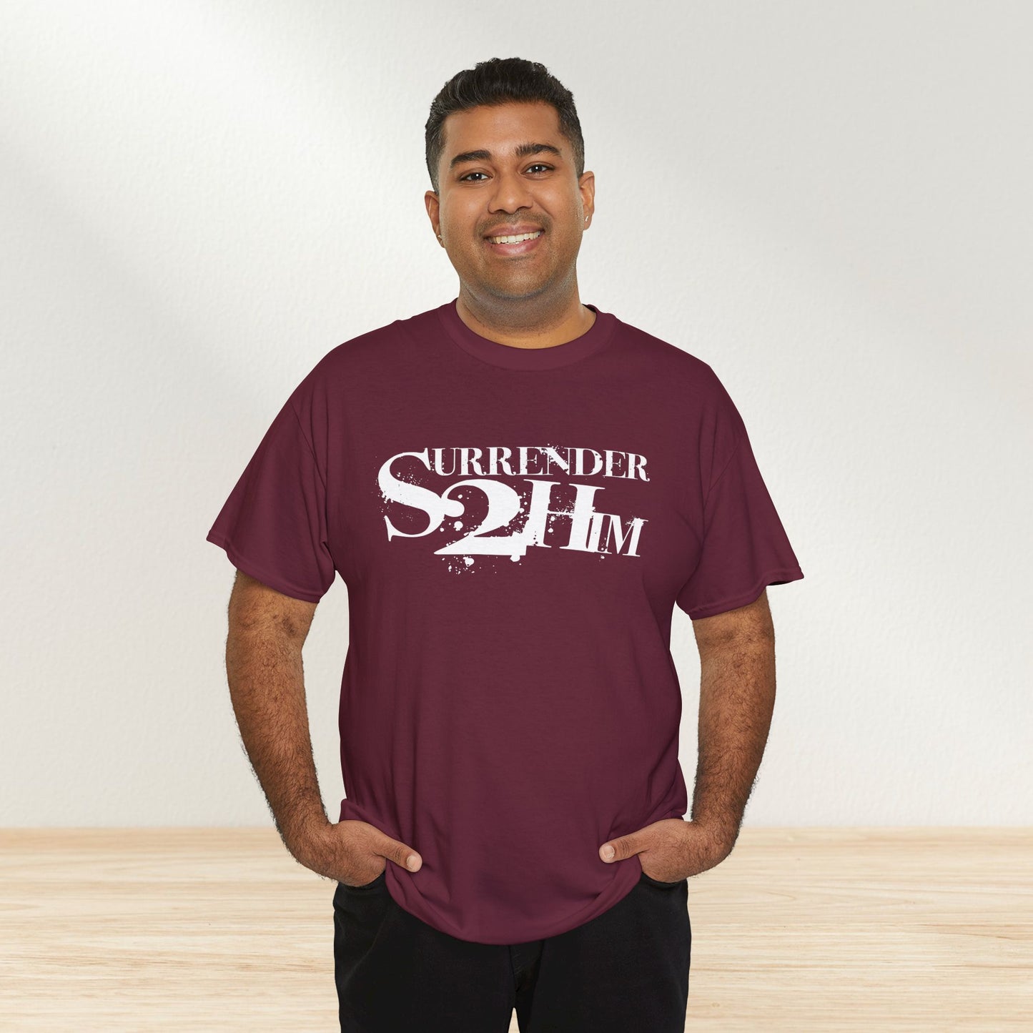 S2H Unisex G Tee with White Logo