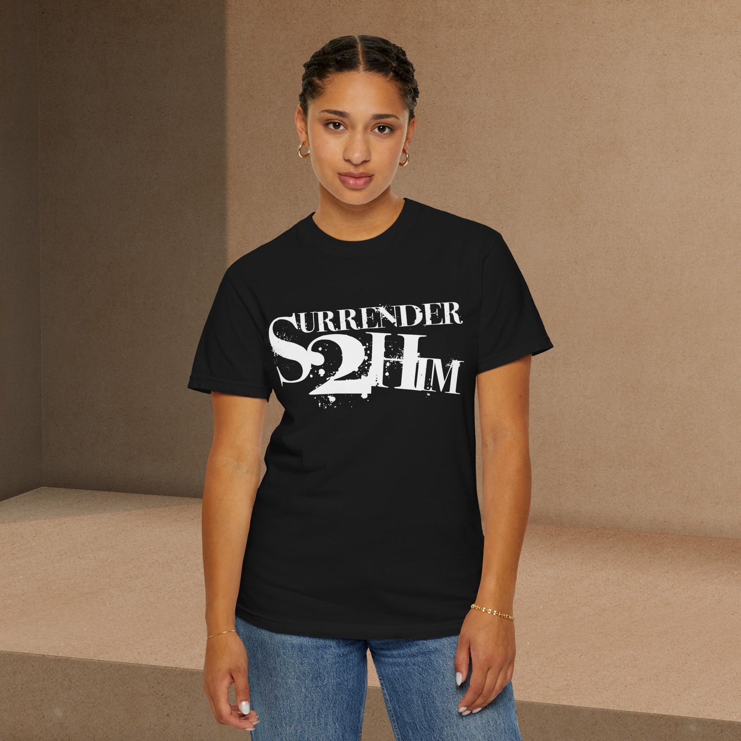 S2H Unisex C Tee with White Logo