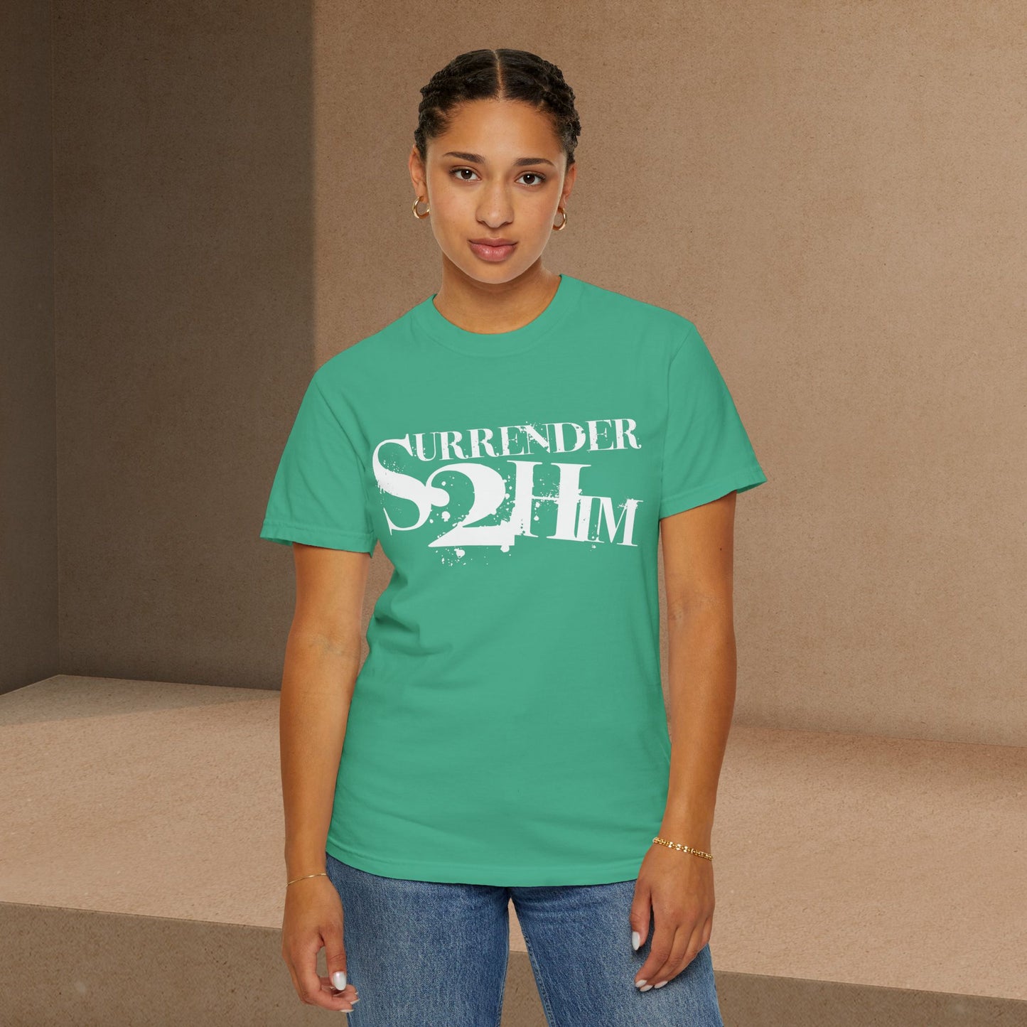 S2H Unisex C Tee with White Logo