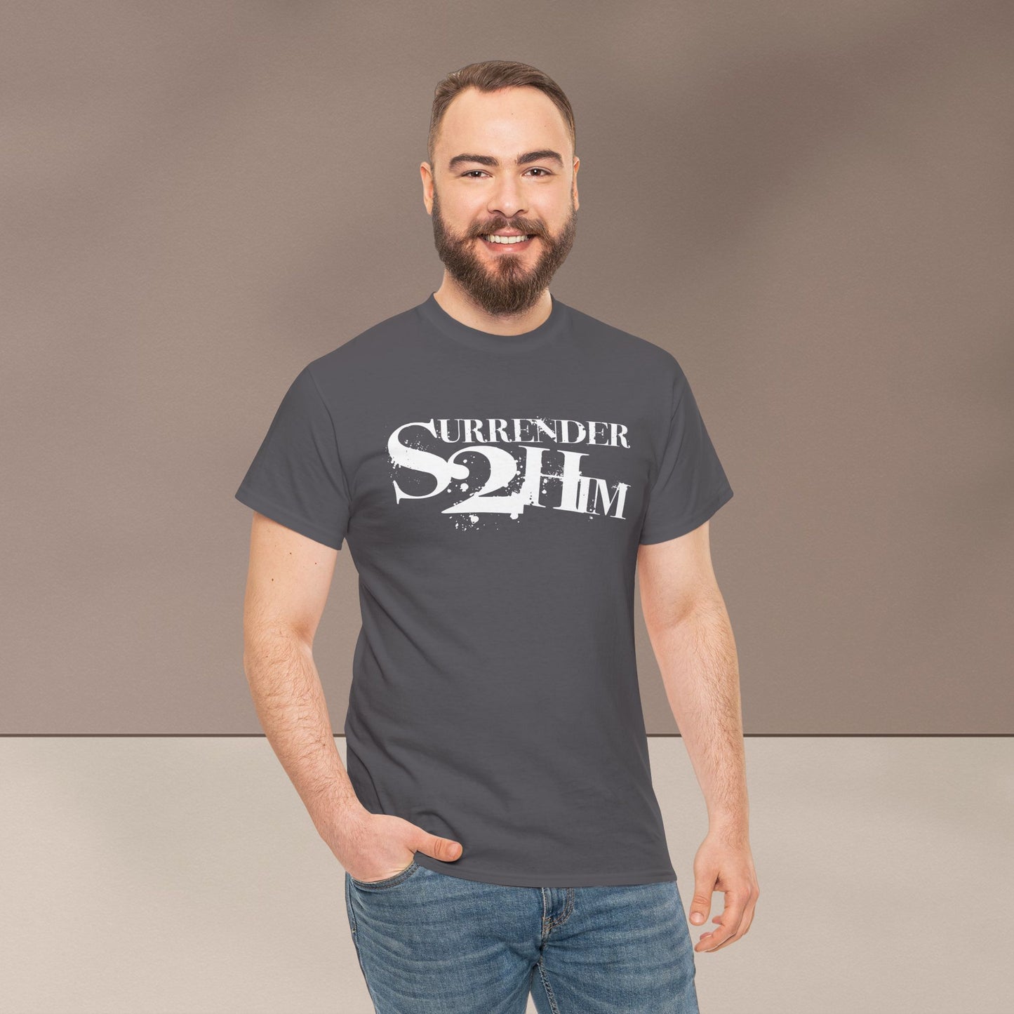 S2H Unisex G Tee with White Logo