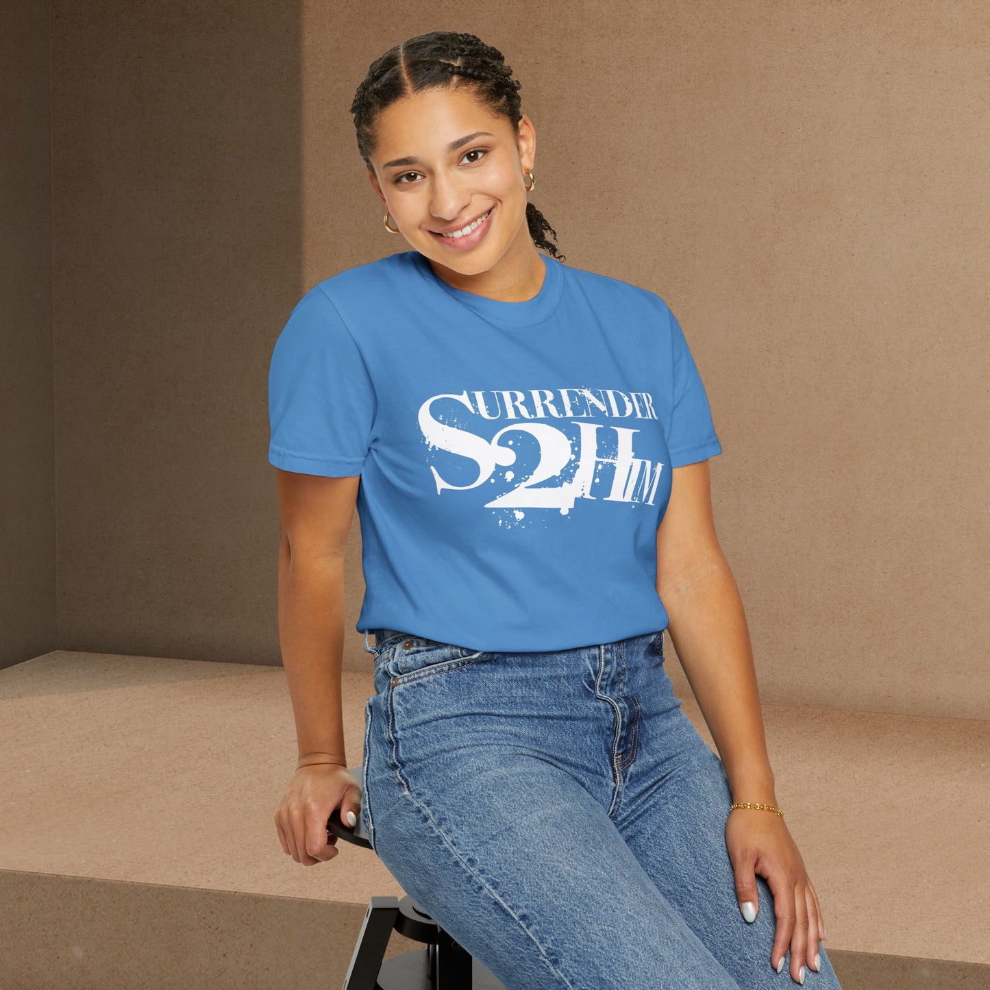 S2H Unisex C Tee with White Logo