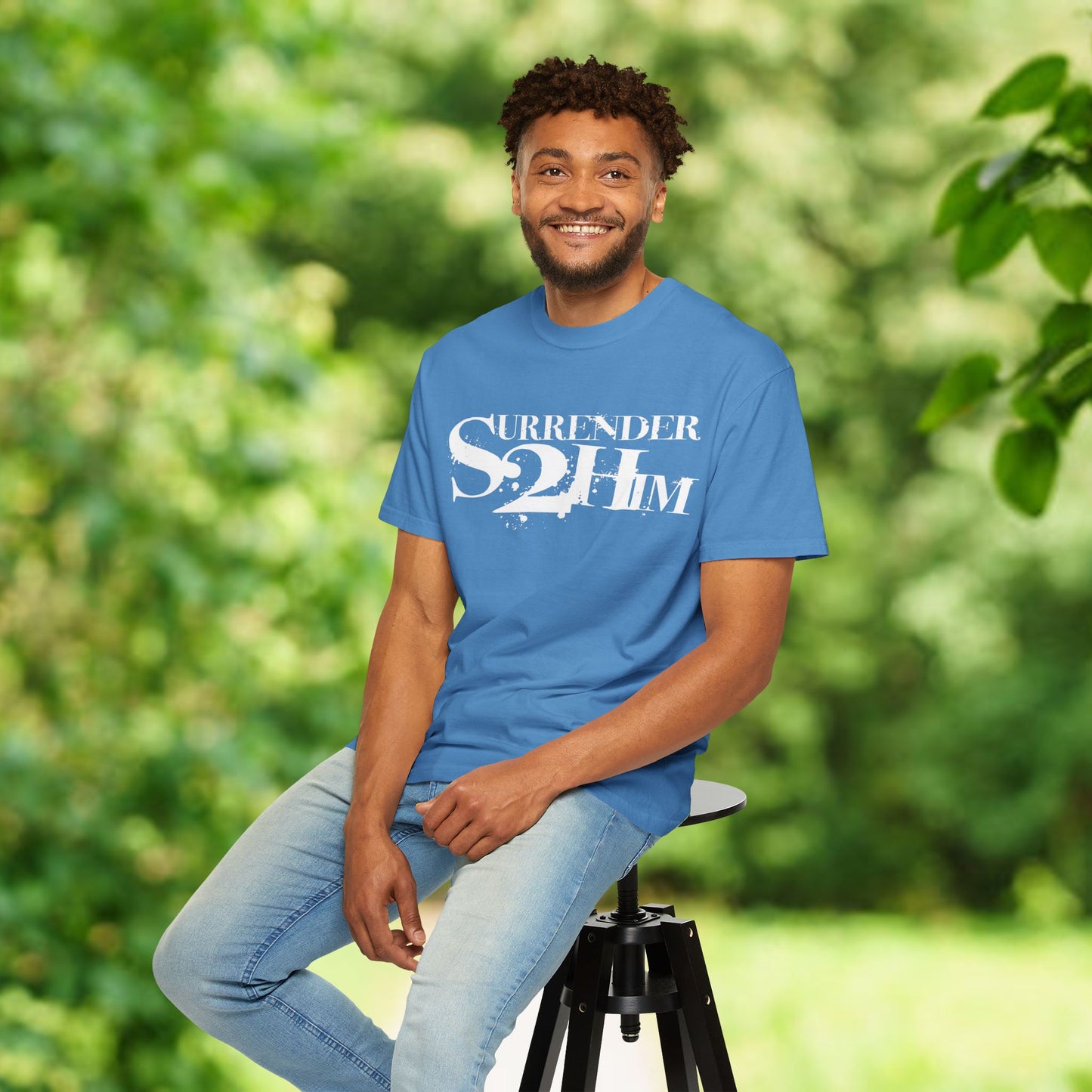 S2H Unisex C Tee with White Logo
