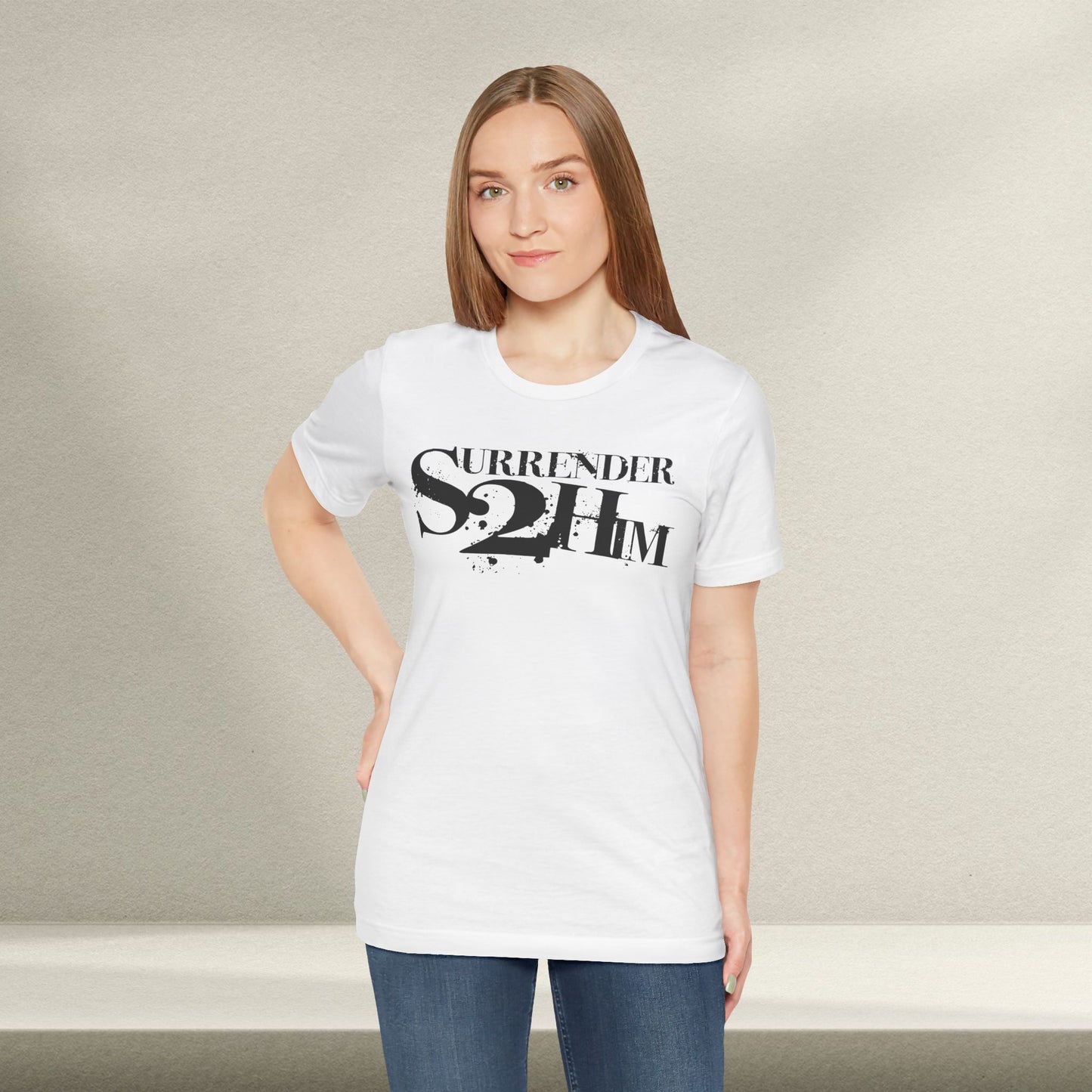 S2H Unisex B Tee with Black Logo