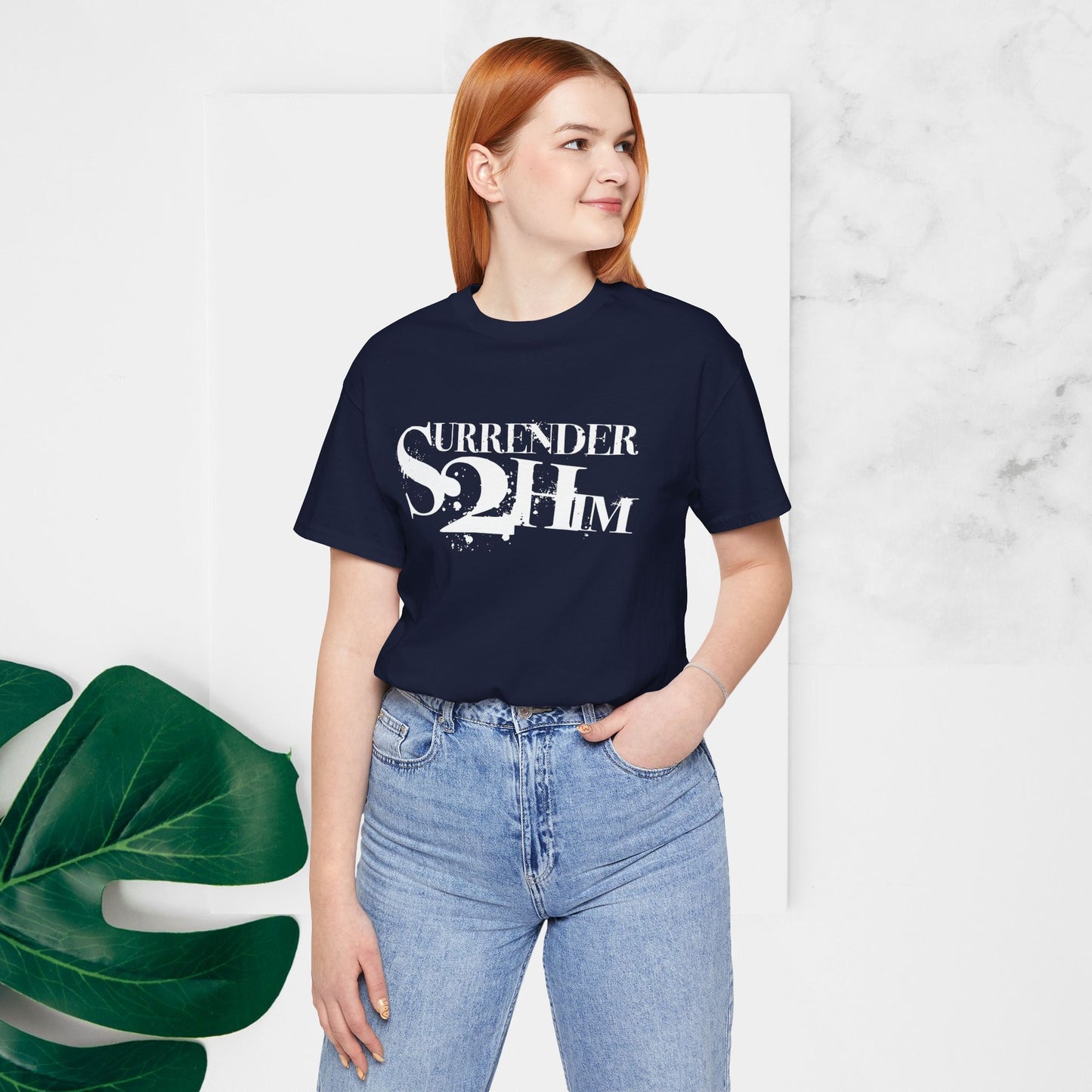 S2H Unisex B Tee with White Logo