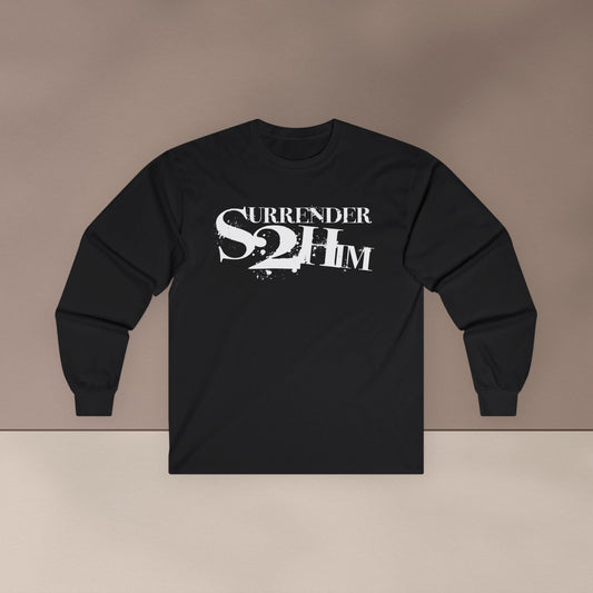 S2H Unisex Long Sleeve Tee with White Logo